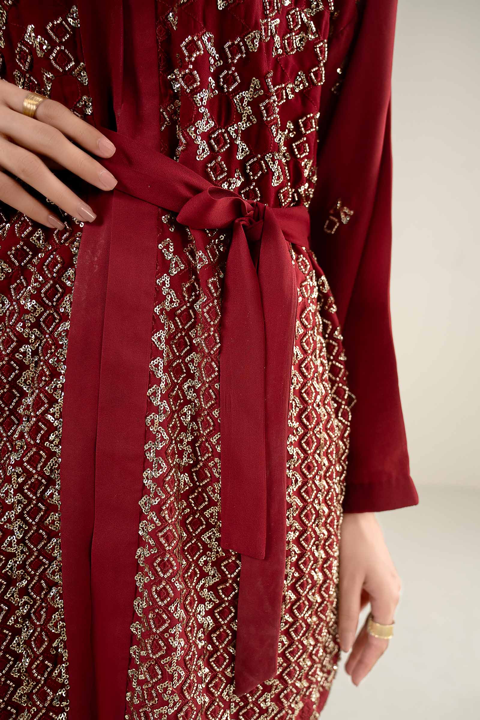 2 Pc Embellished Grainy Georgette Suit - Image 8