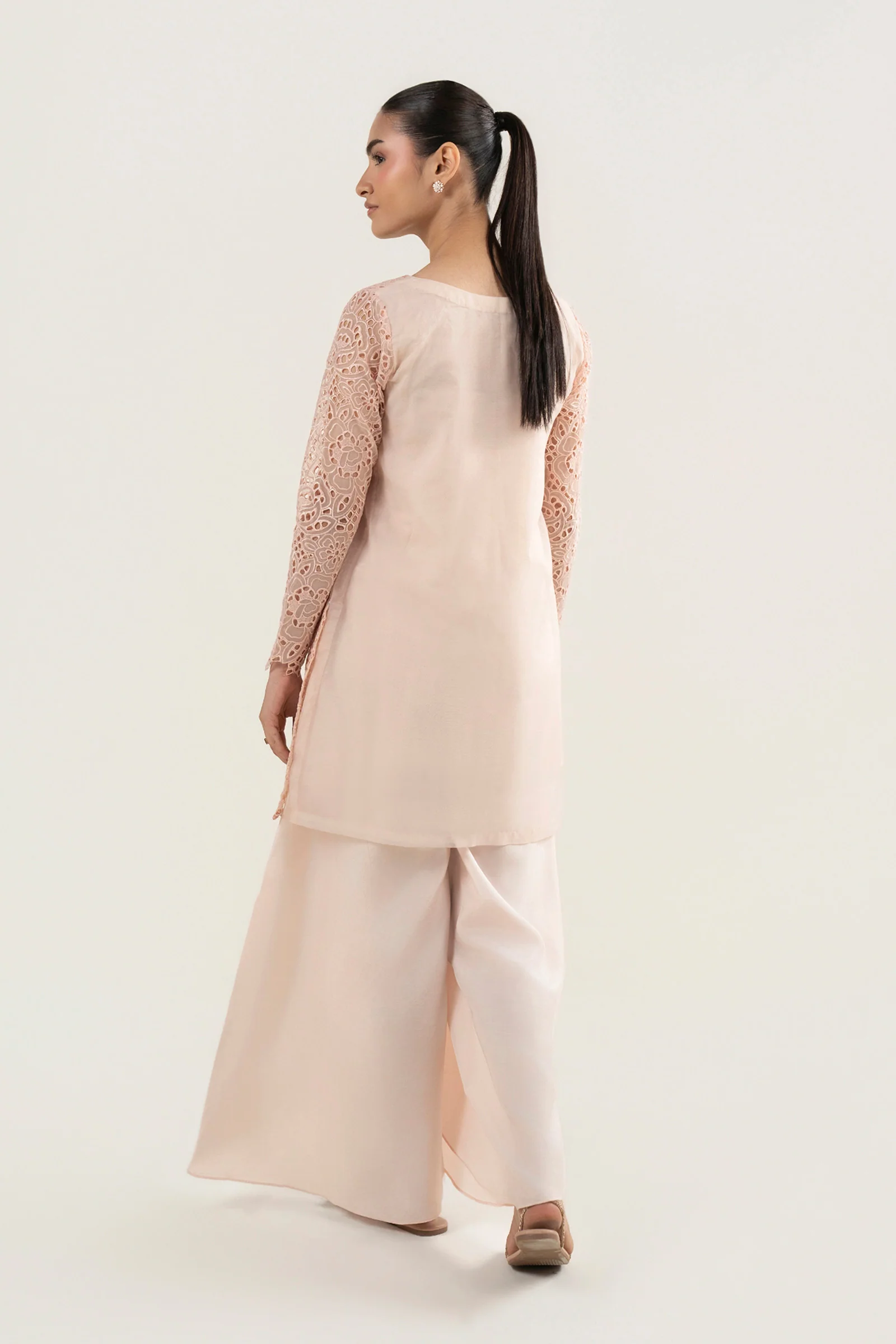 2 Pc Embroidered Organza Suit - Image 6