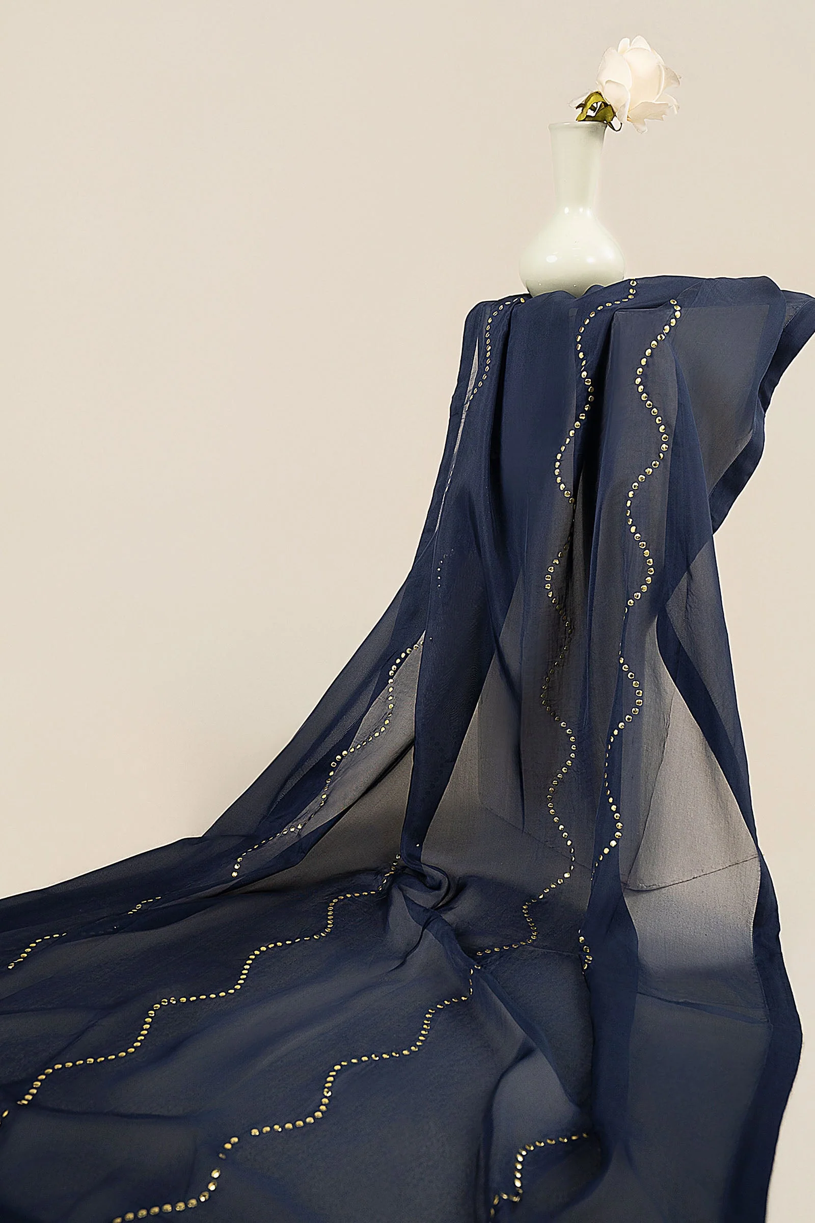 Embellished Medium Silk Dupatta