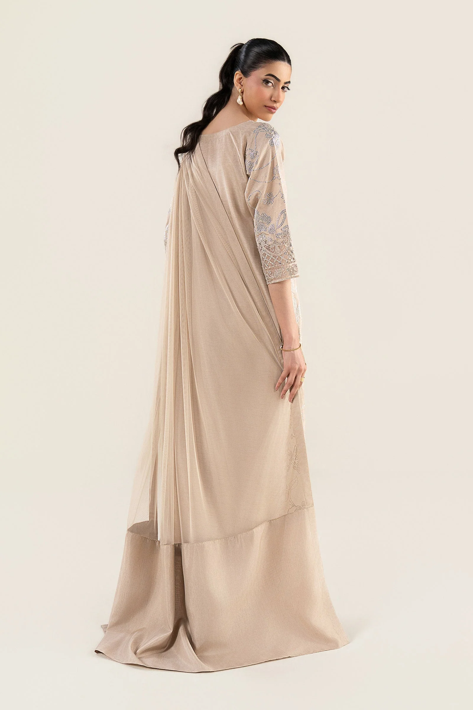 2 Pc Embellished Bamberg Raw Silk Suit - Image 14