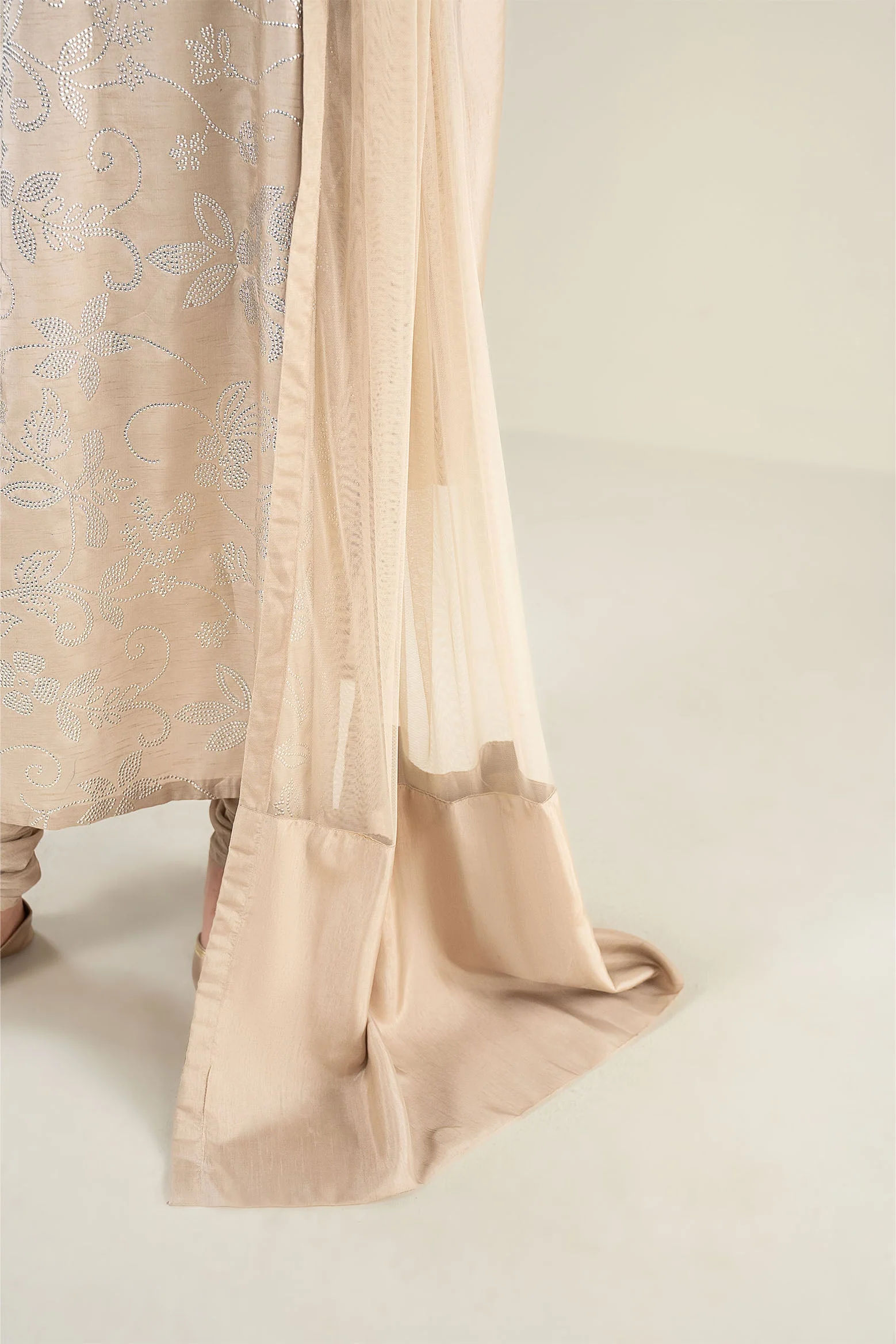 Dyed Net Dupatta - Image 4