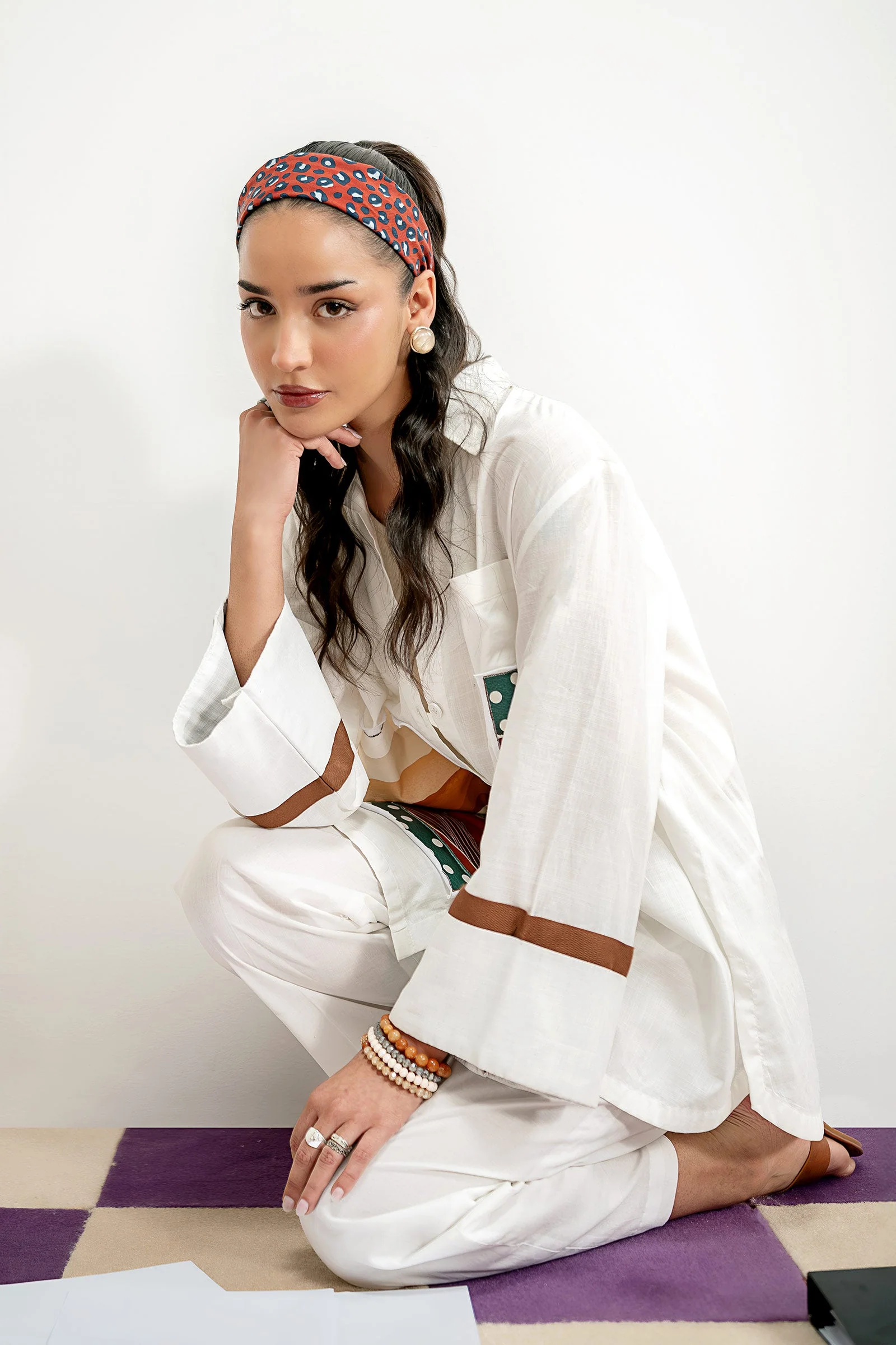 2 Pc Printed Cambric Suit - Image 5