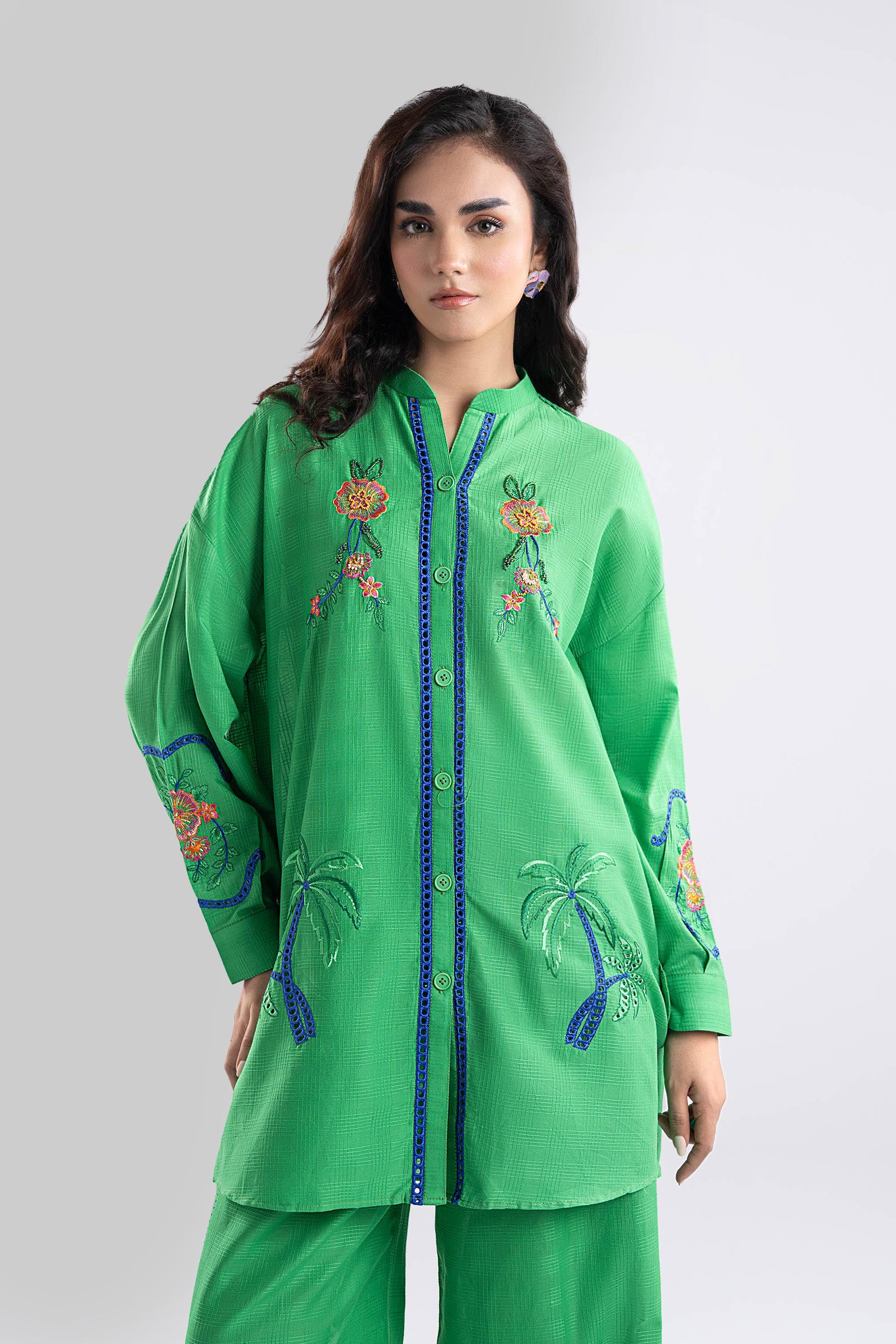 2 Pc Embroidered Ripstop Suit - Image 2