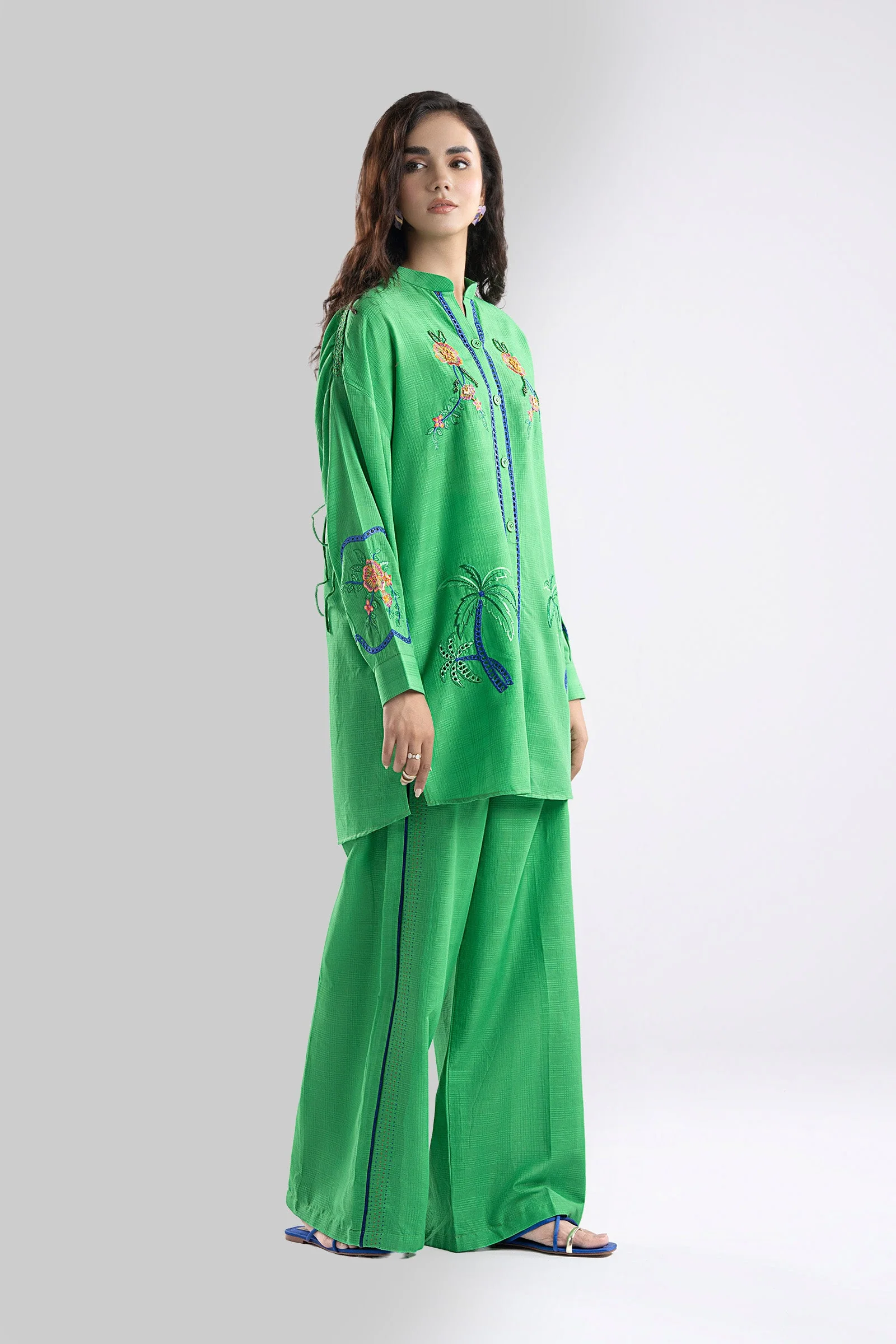 2 Pc Embroidered Ripstop Suit - Image 4