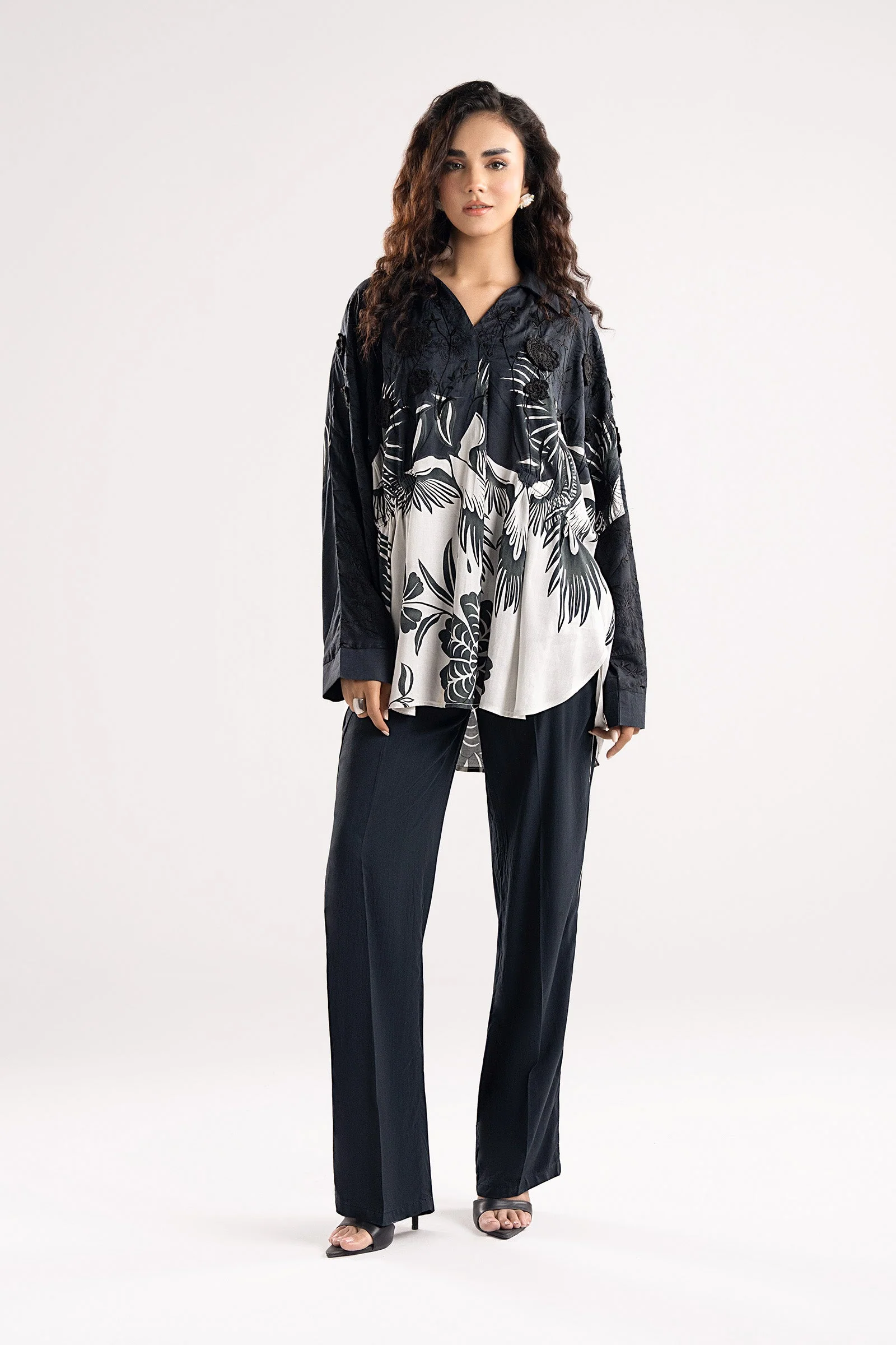 2 Pc Printed Arabic Lawn Suit