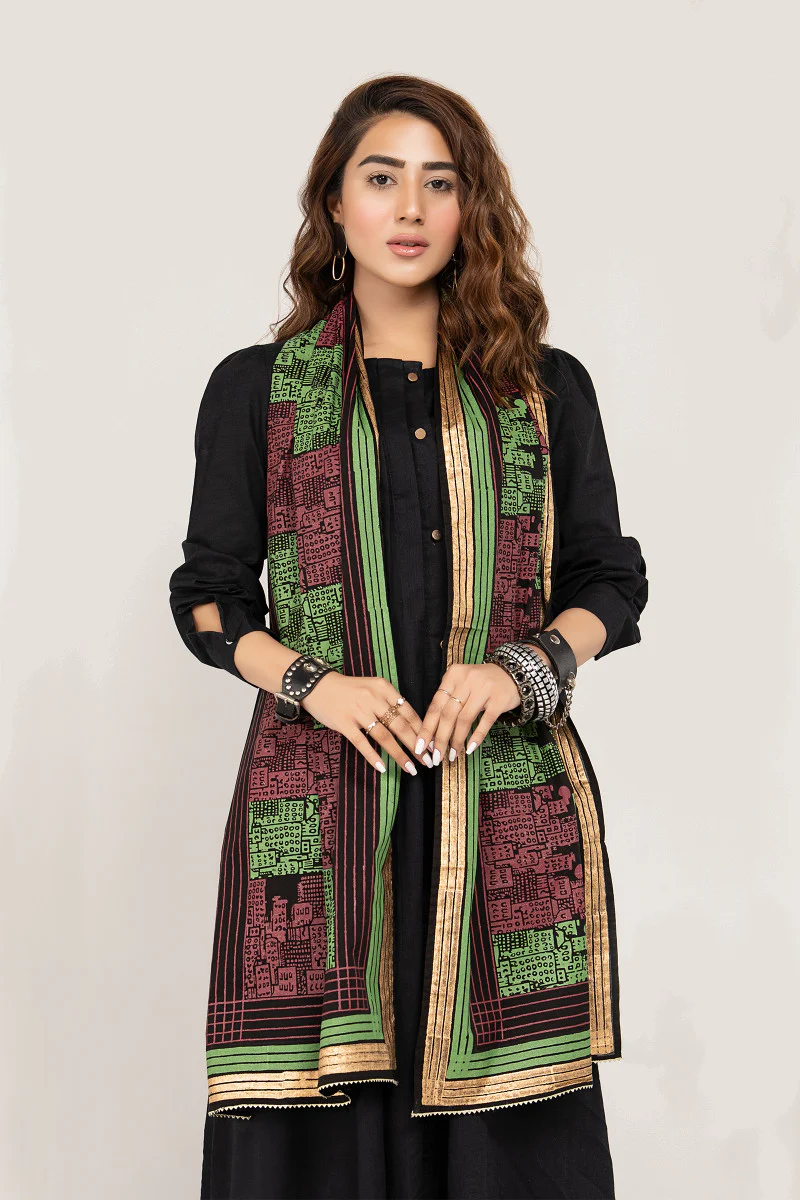 Scarf Black MB-SS21-02 - Image 2