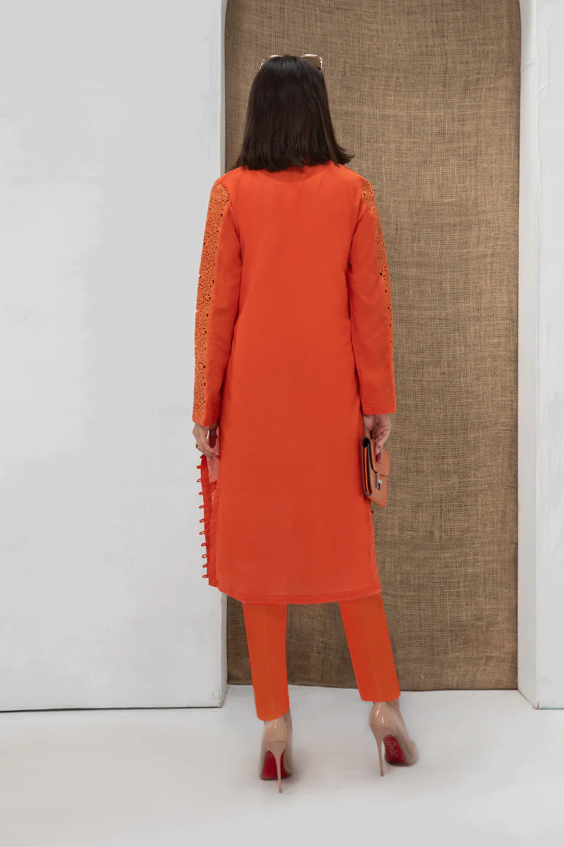Shirt Orange MB-SS21-145 - Image 3