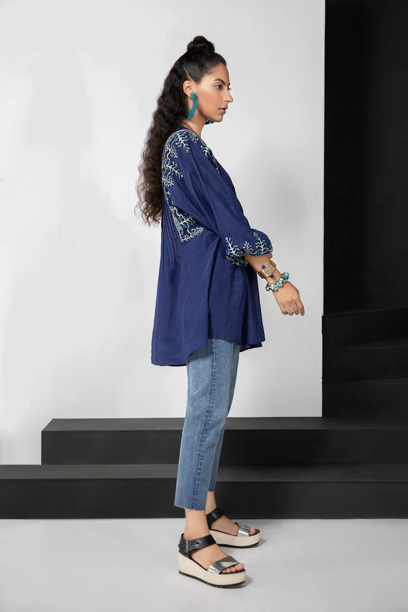 Shirt Blue MB-SS21-157 - Image 2