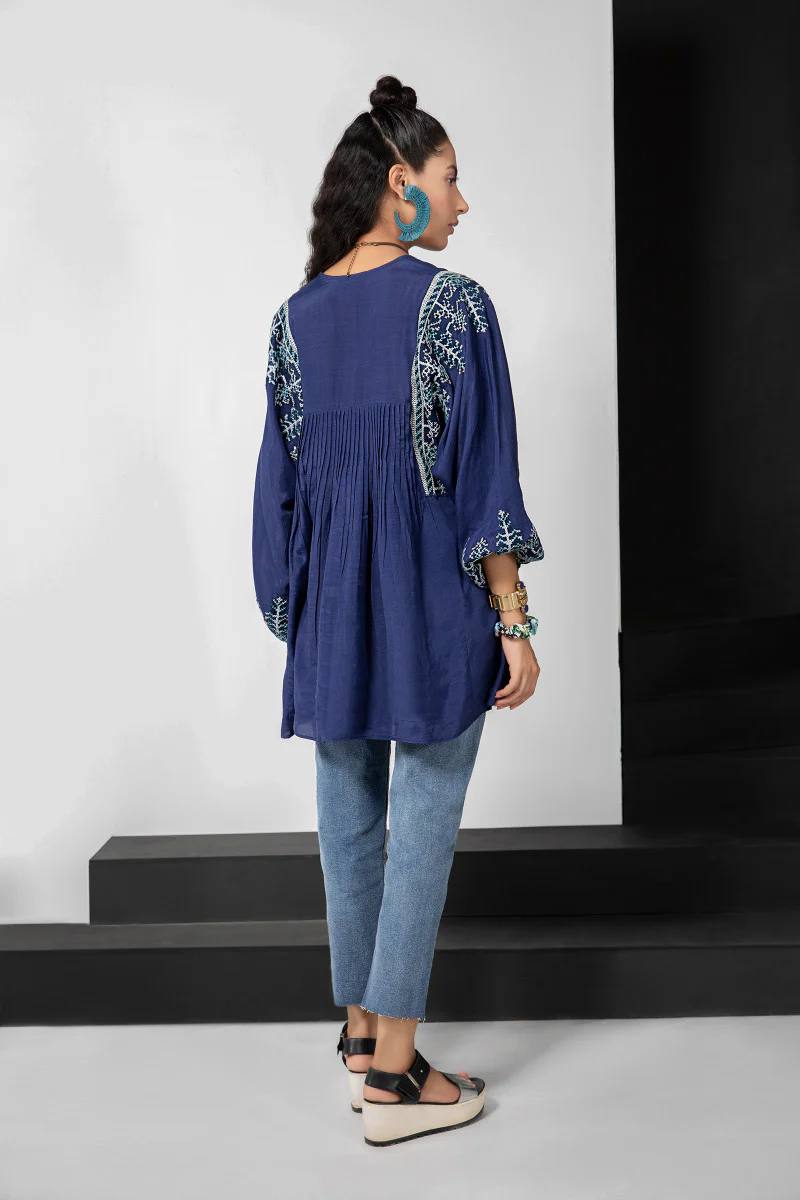 Shirt Blue MB-SS21-157 - Image 3