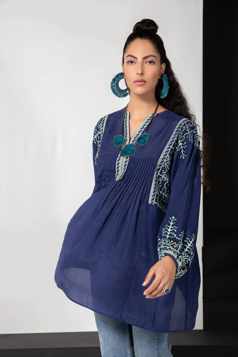 Shirt Blue MB-SS21-157 - Image 4