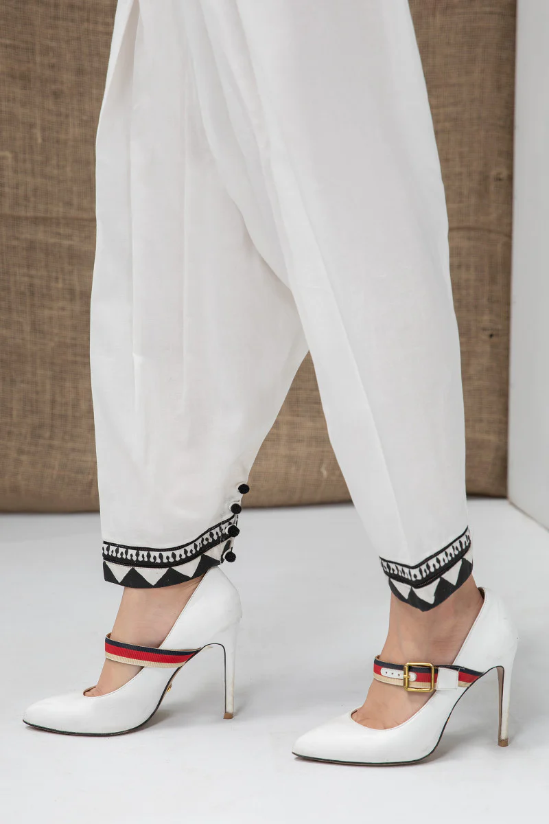 Trouser White MB-SS21-206 - Image 2