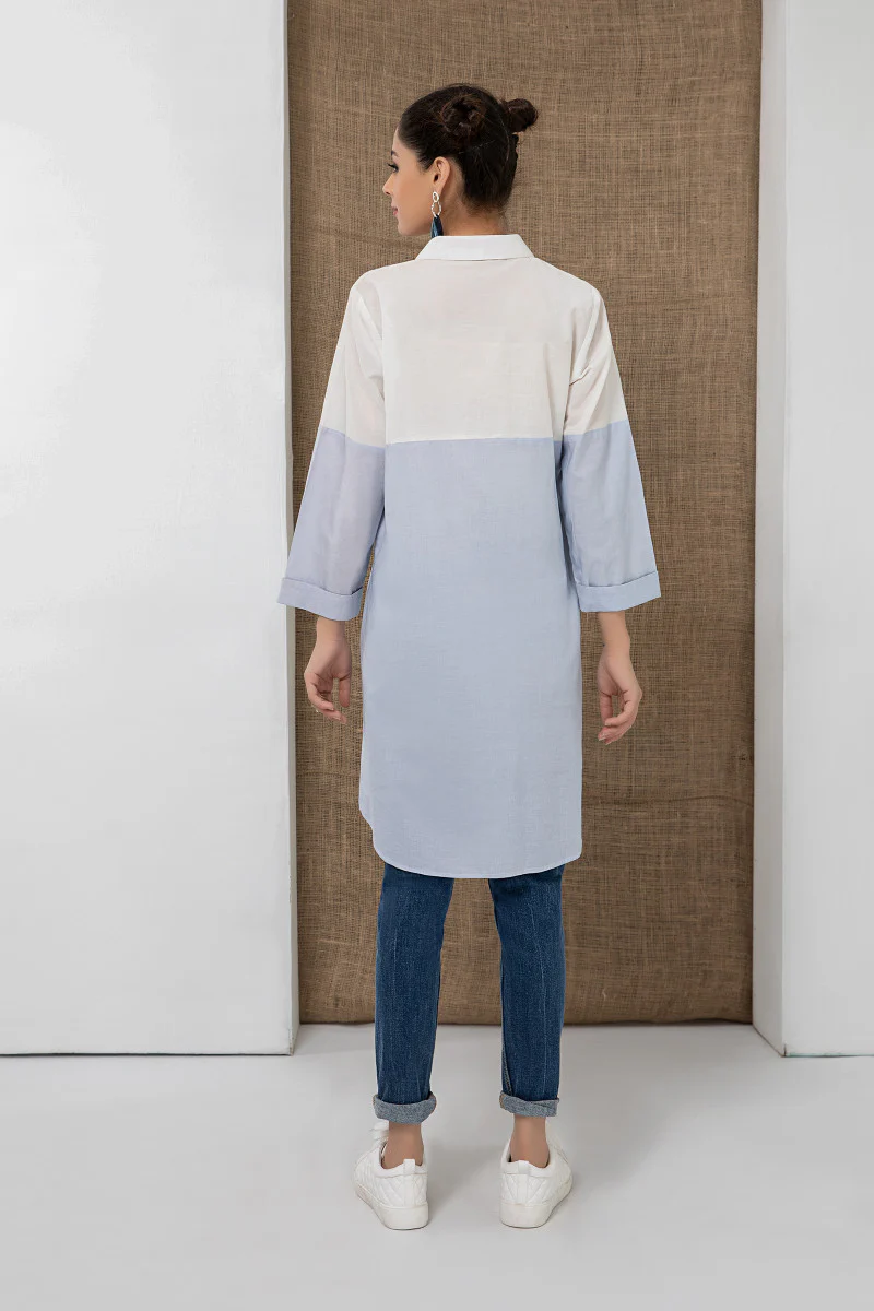 Shirt Blue MB-SS21-219 - Image 3