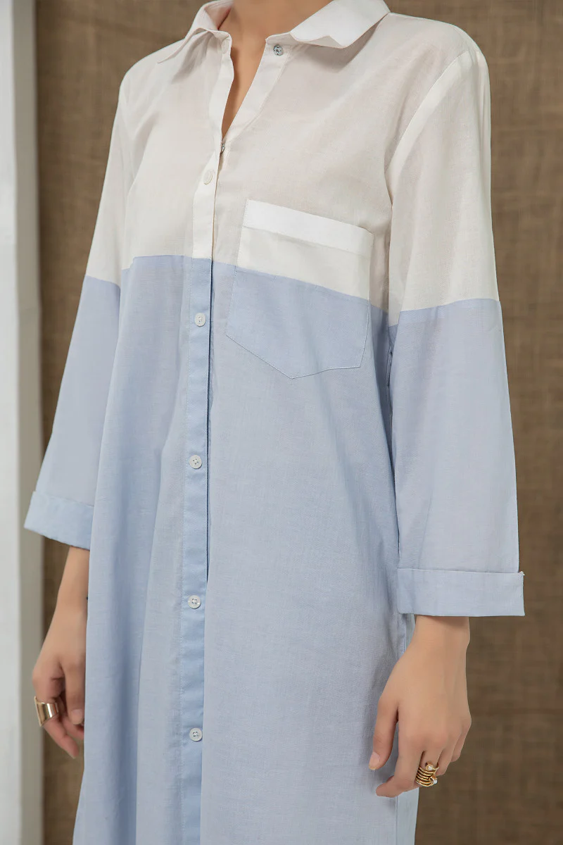 Shirt Blue MB-SS21-219 - Image 4