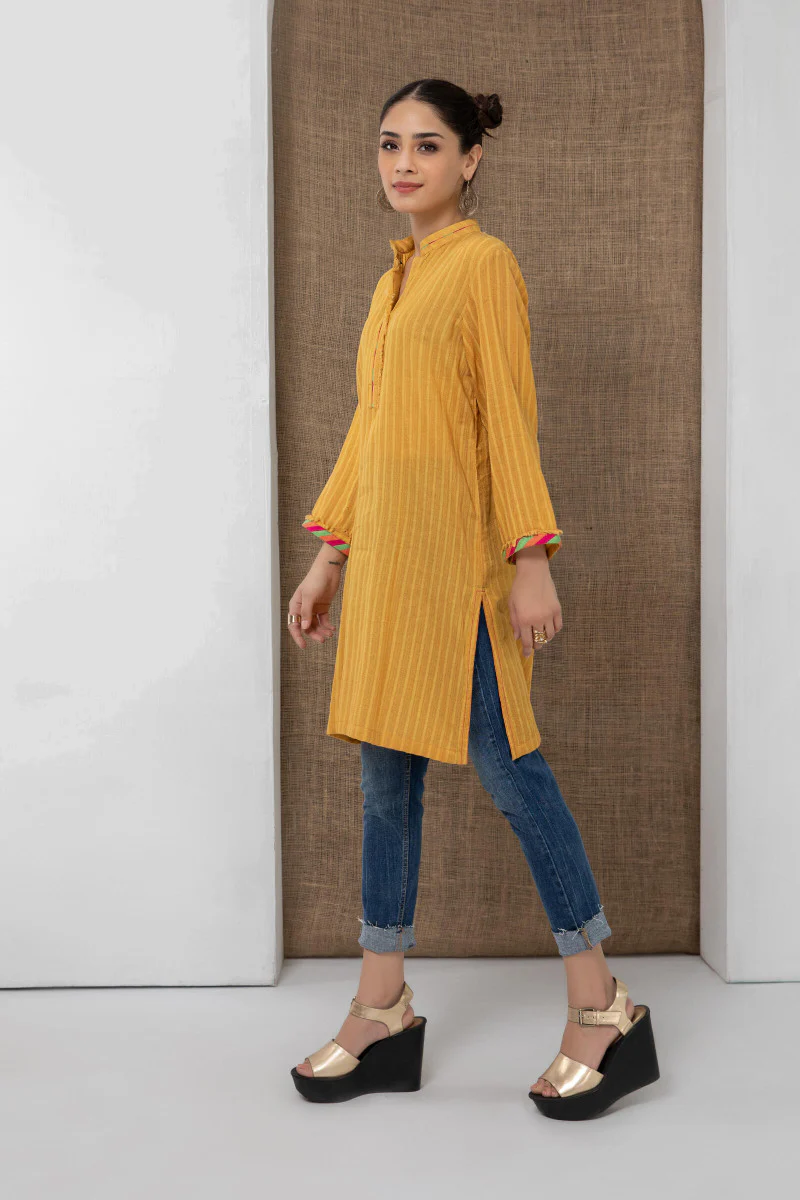 Shirt Yellow MB-SS21-250 - Image 2