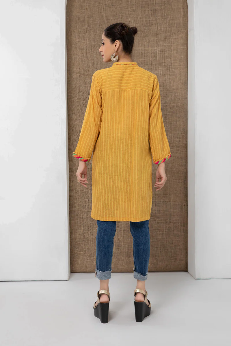 Shirt Yellow MB-SS21-250 - Image 3