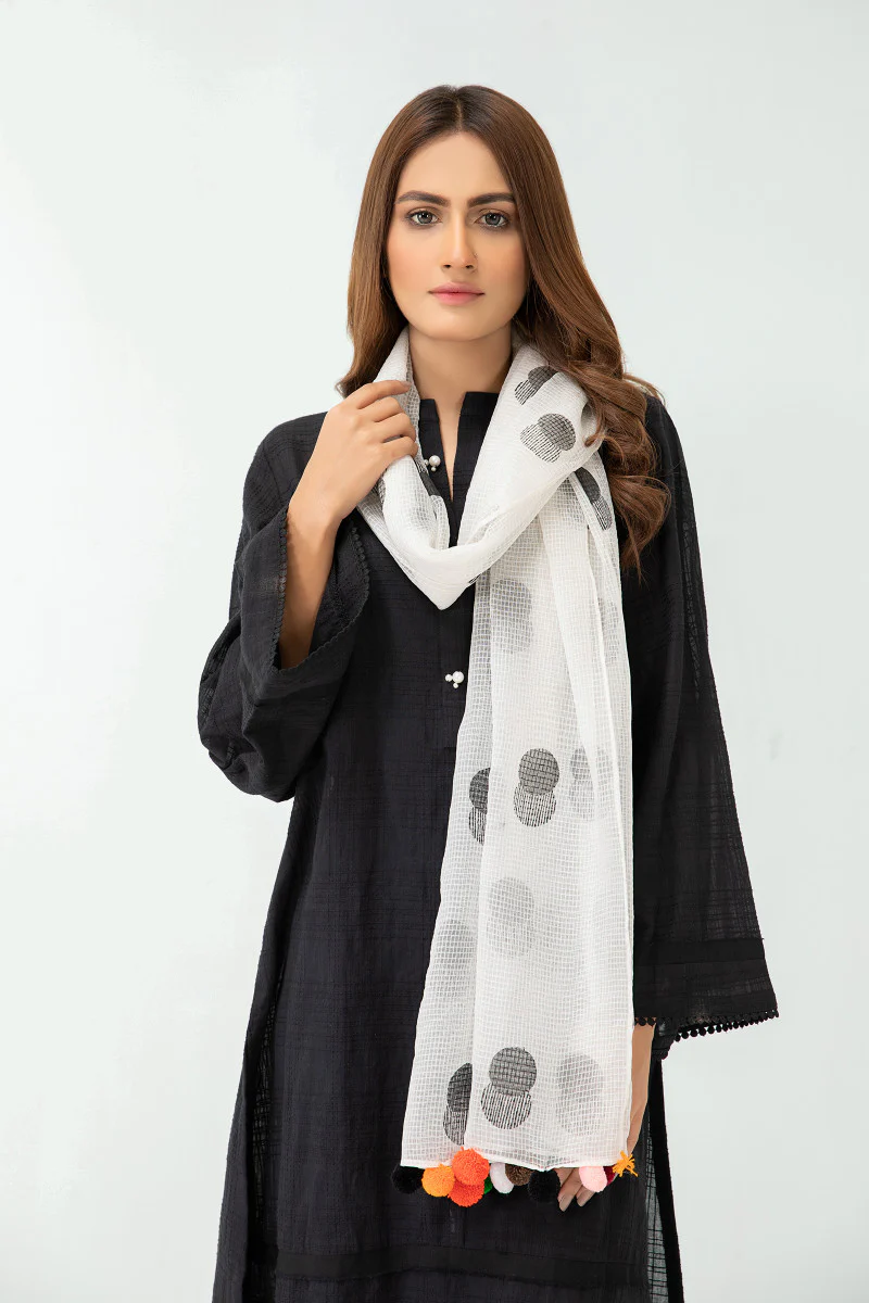 Scarf White MB-SS21-327 - Image 2