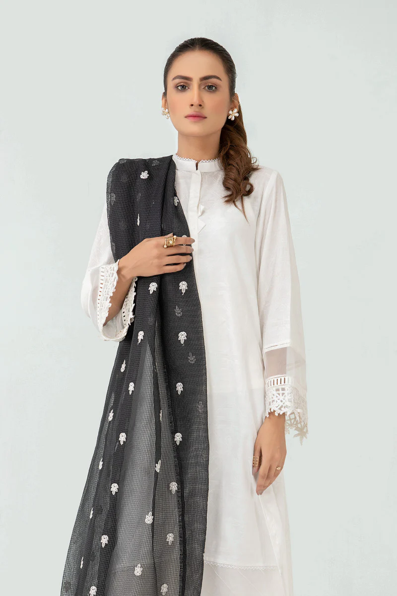 Dupatta Black MB-SS21-345 - Image 2