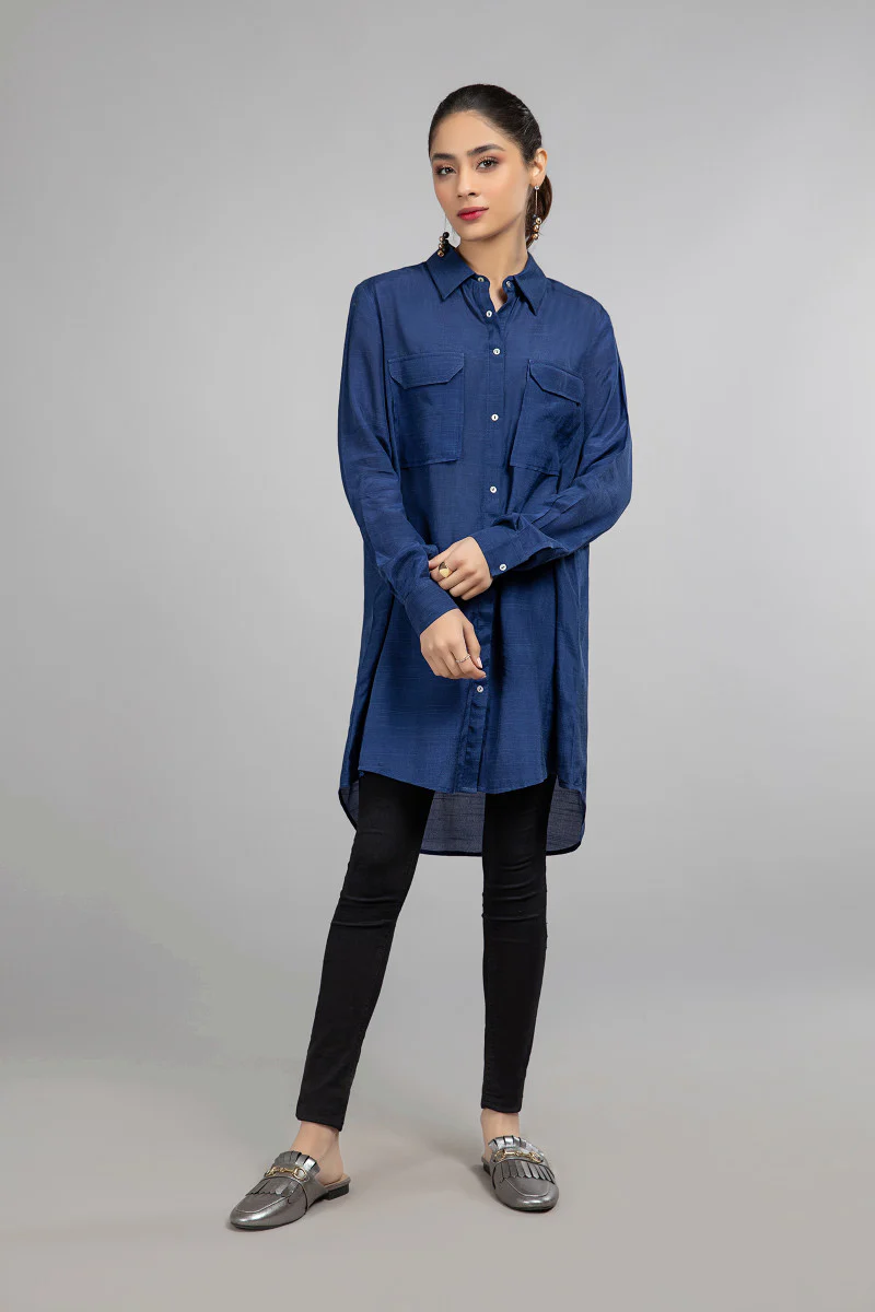 Shirt Blue MB-SS21-63 - Image 2