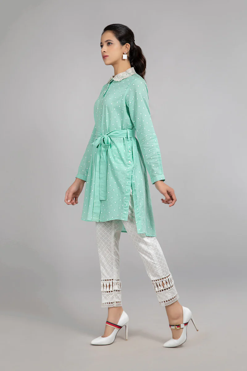 Shirt Ferozi MB-SS21-67 - Image 2