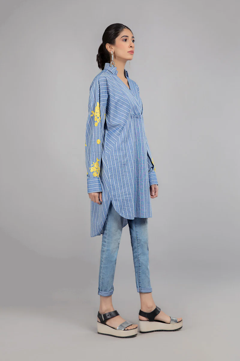 Shirt Blue MB-SS21-69 - Image 2