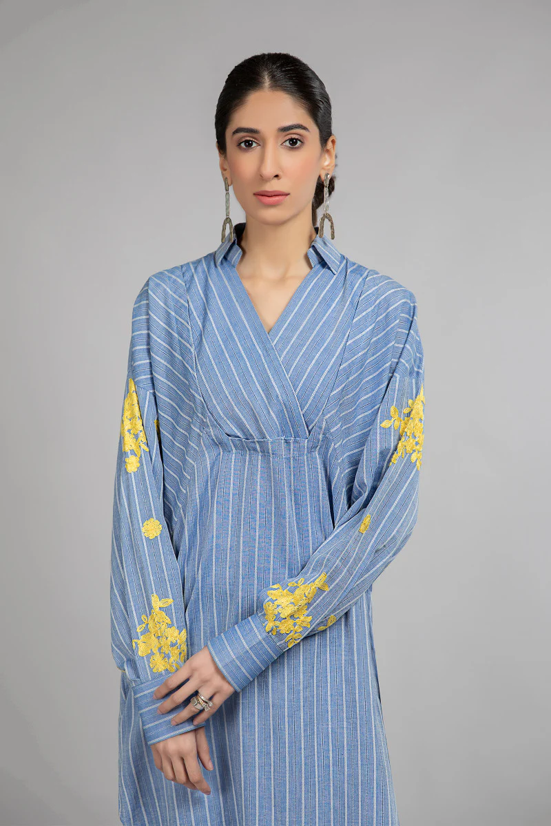 Shirt Blue MB-SS21-69 - Image 4