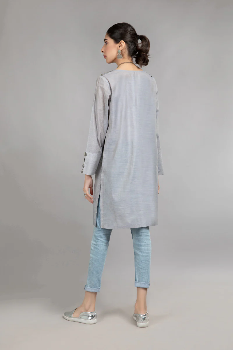 Shirt Grey MB-SS21-86 - Image 3