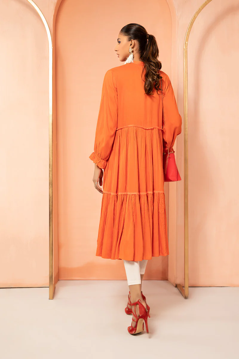 Shirt Orange MB-SS22-112 - Image 4
