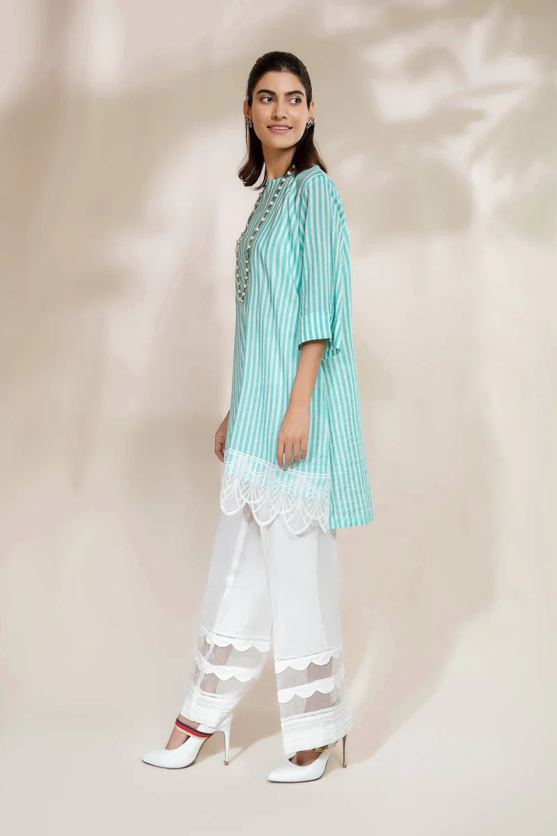Shirt Ferozi MB-SS22-12 - Image 3