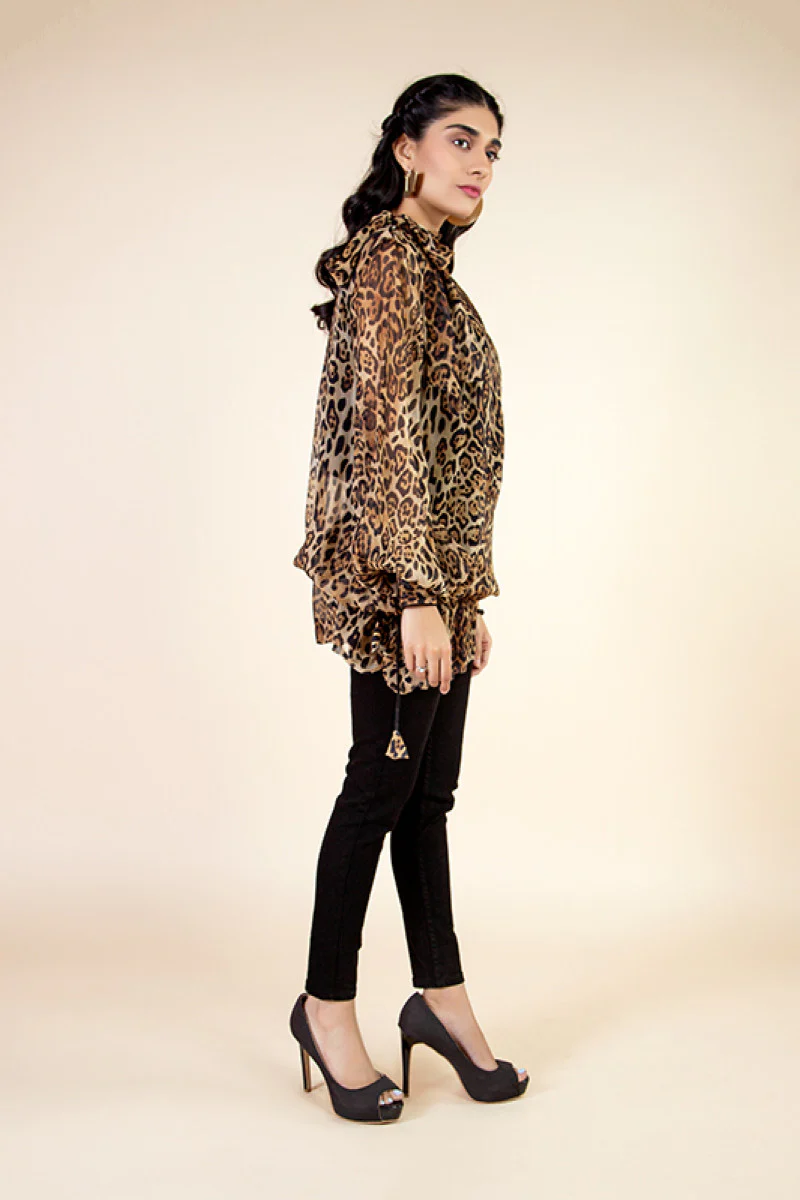 Shirt Cheetah Print MB-SS22-123 - Image 3
