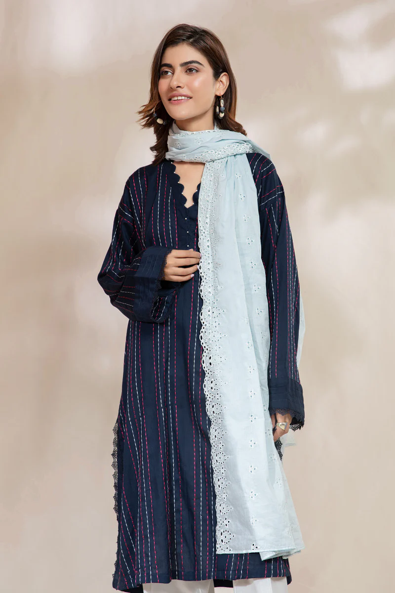 Scarf Blue MB-SS22-168 - Image 2
