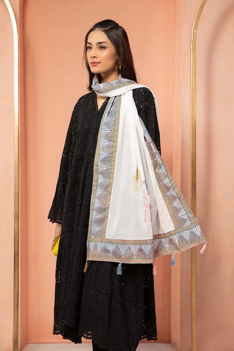 Scarf White MB-SS22-187 - Image 2