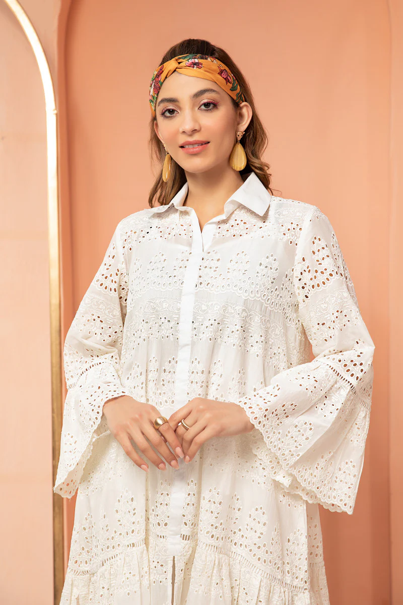 Shirt White MB-SS22-30 - Image 2