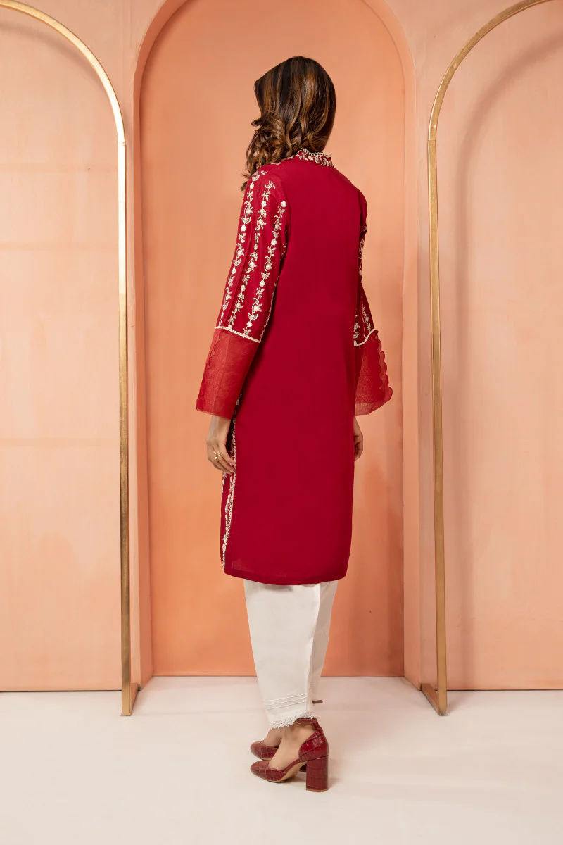 Shirt Maroon MB-SS22-60 - Image 3