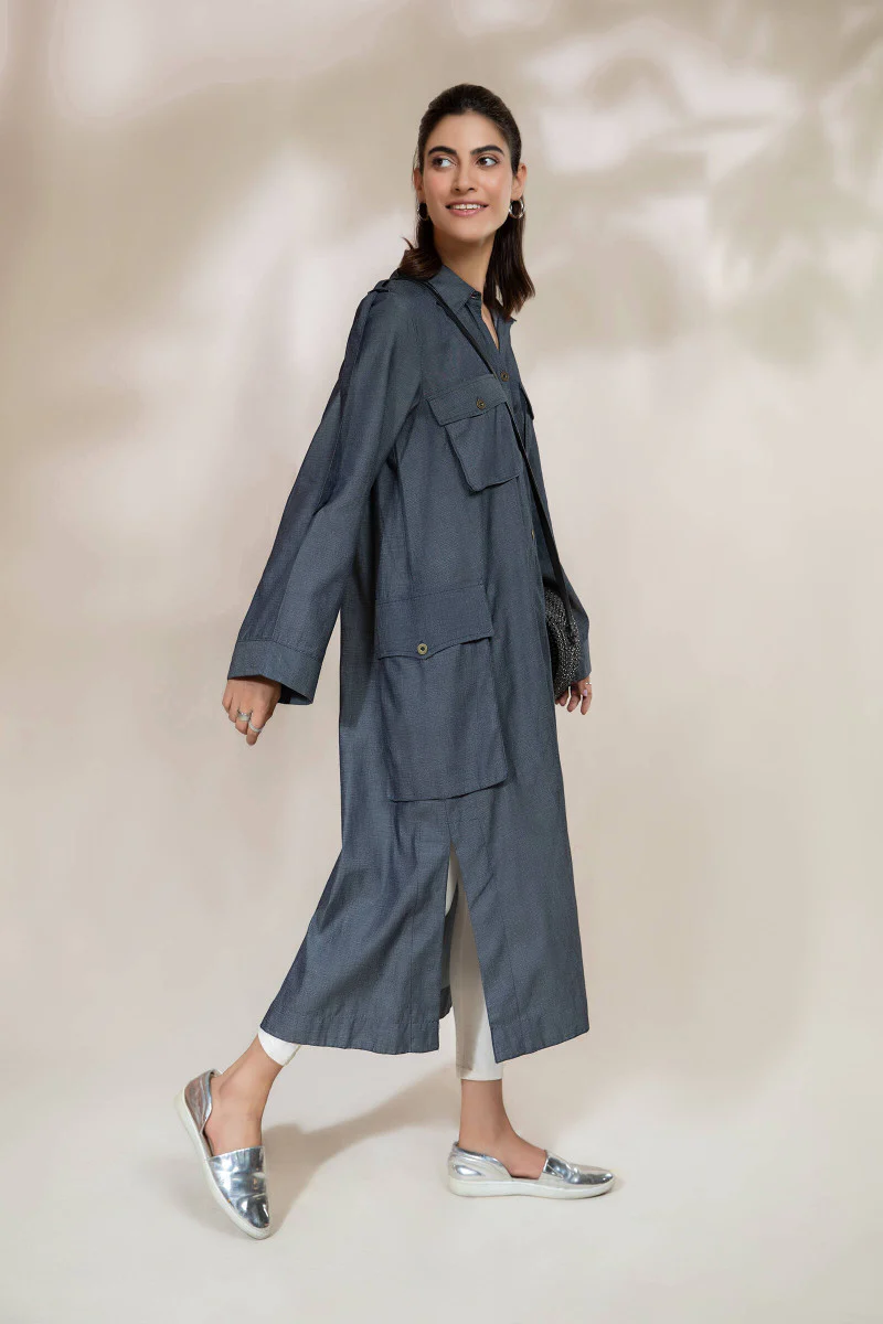 Shirt Blue MB-SS22-78 - Image 3