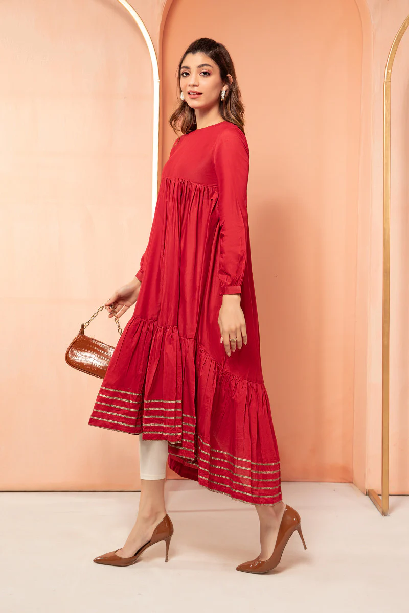 Shirt Red MB-SS22-93 - Image 2