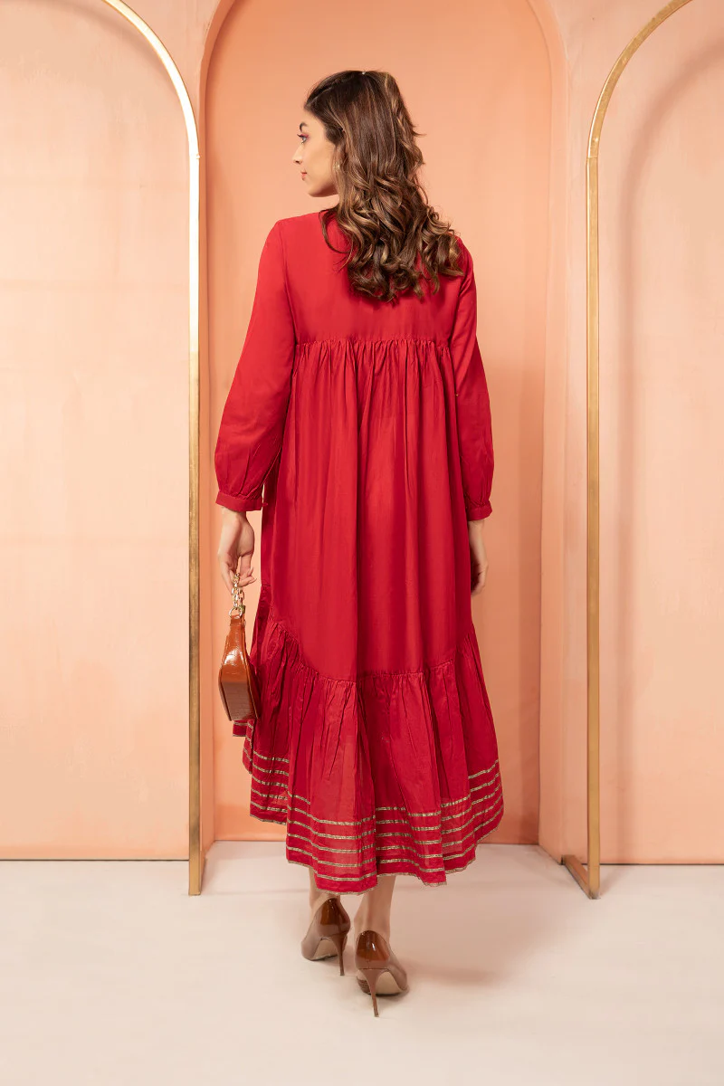 Shirt Red MB-SS22-93 - Image 3
