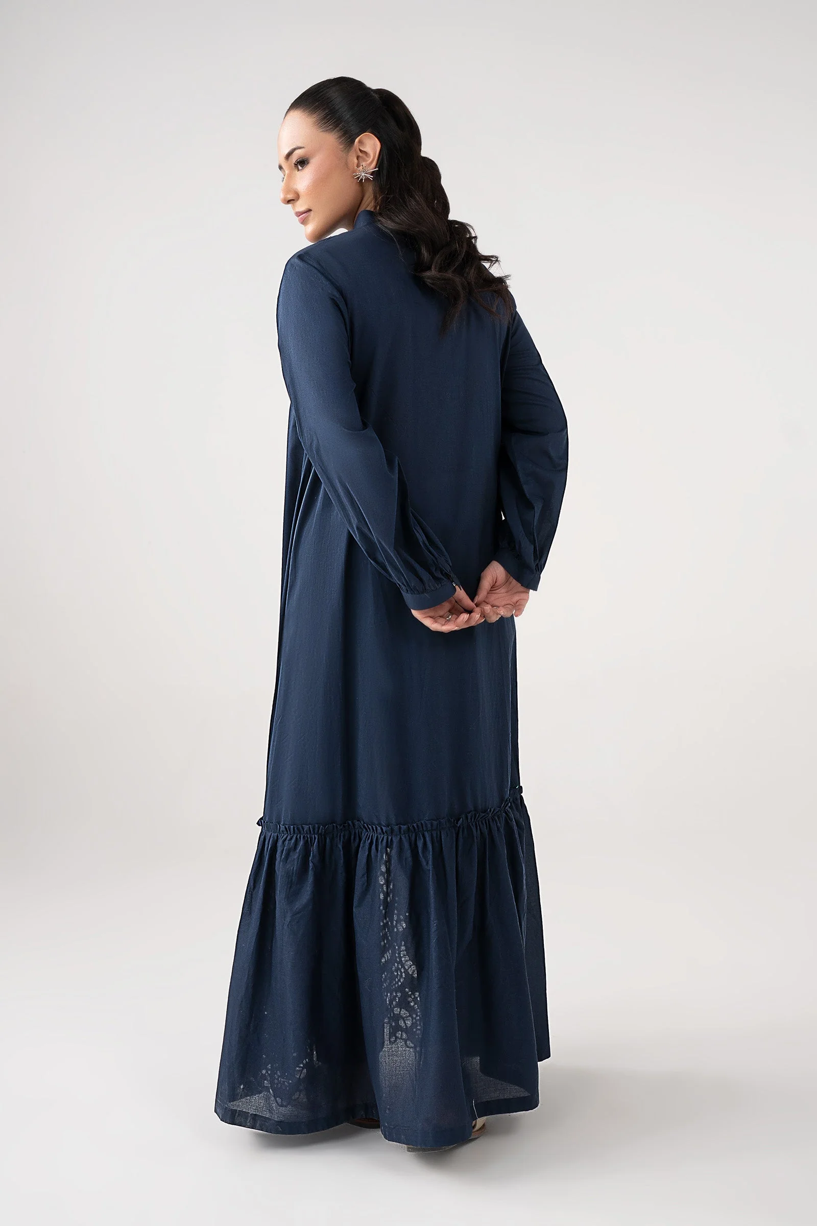 Embroidered Lawn Dress - Image 8