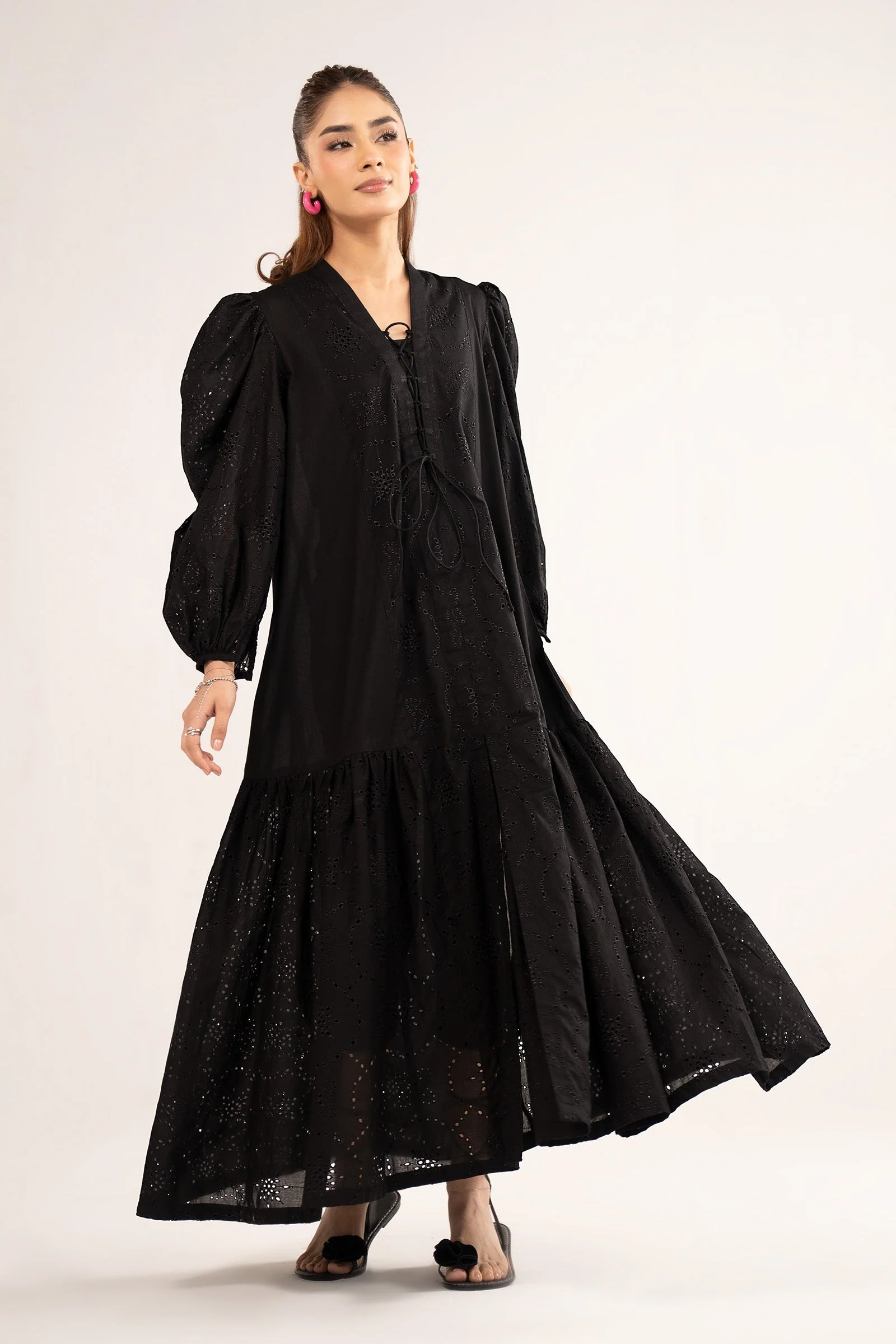 Embroidered Lawn Dress - Image 3