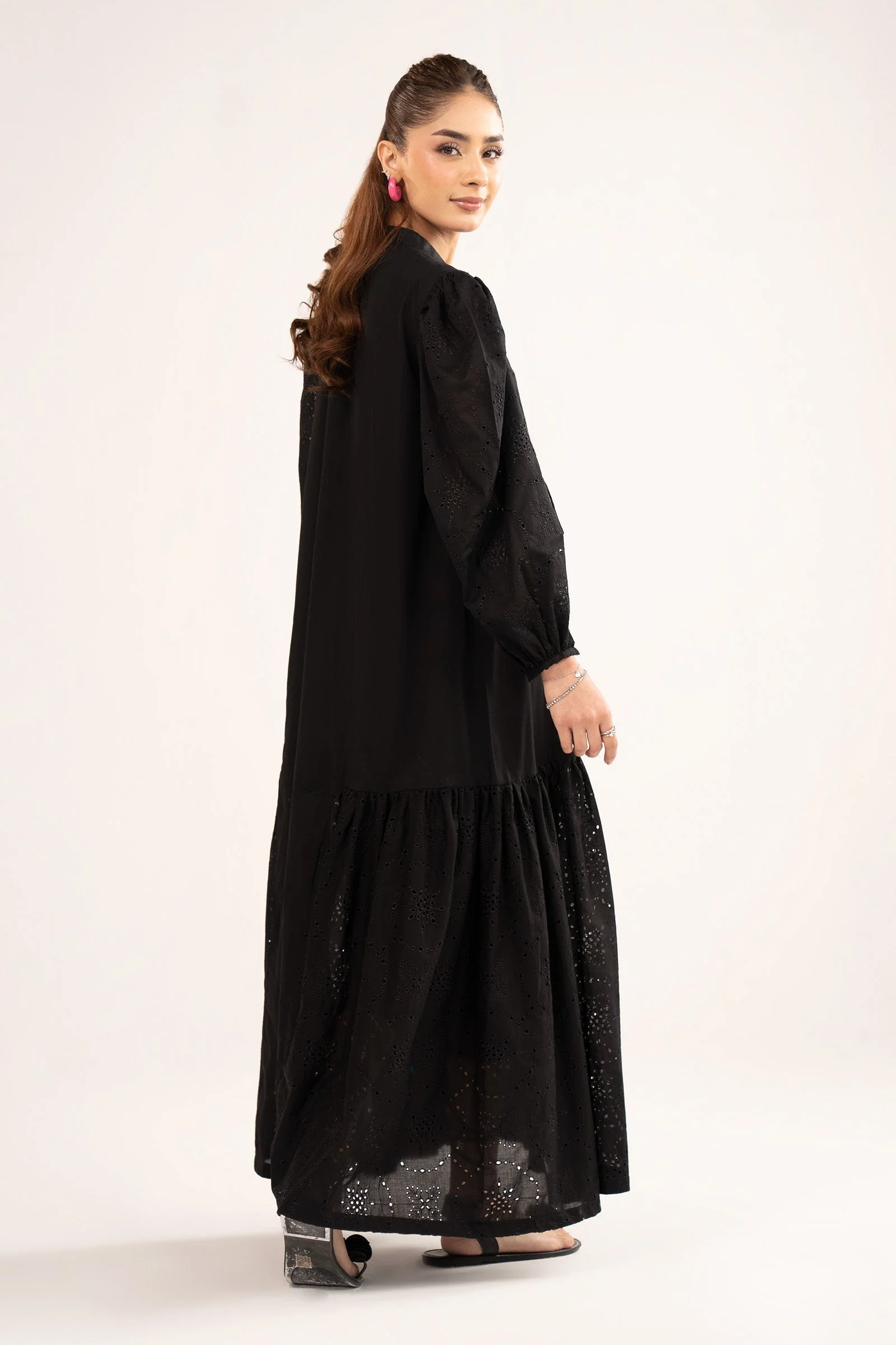 Embroidered Lawn Dress - Image 7