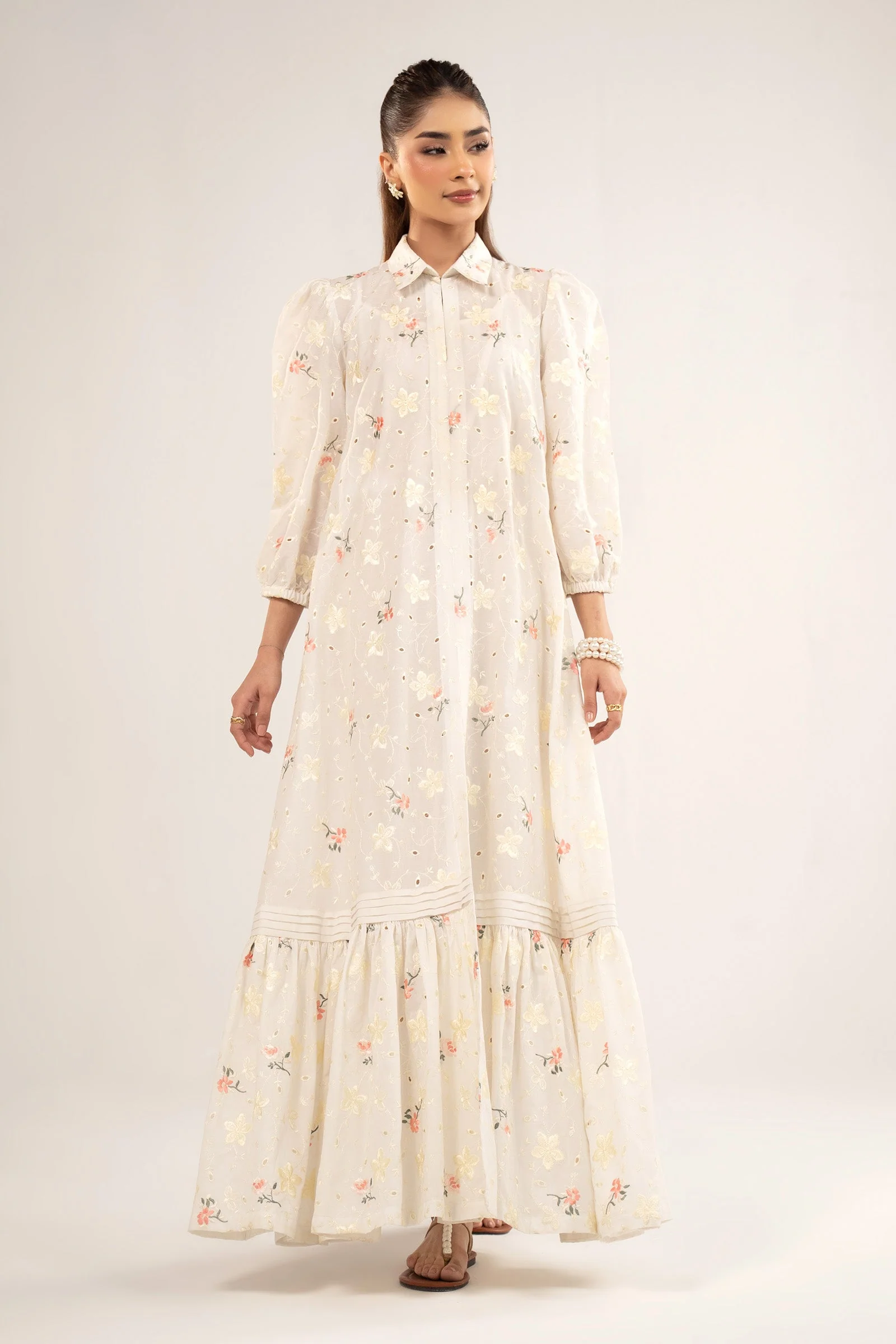 Embroidered Lawn Dress - Image 2