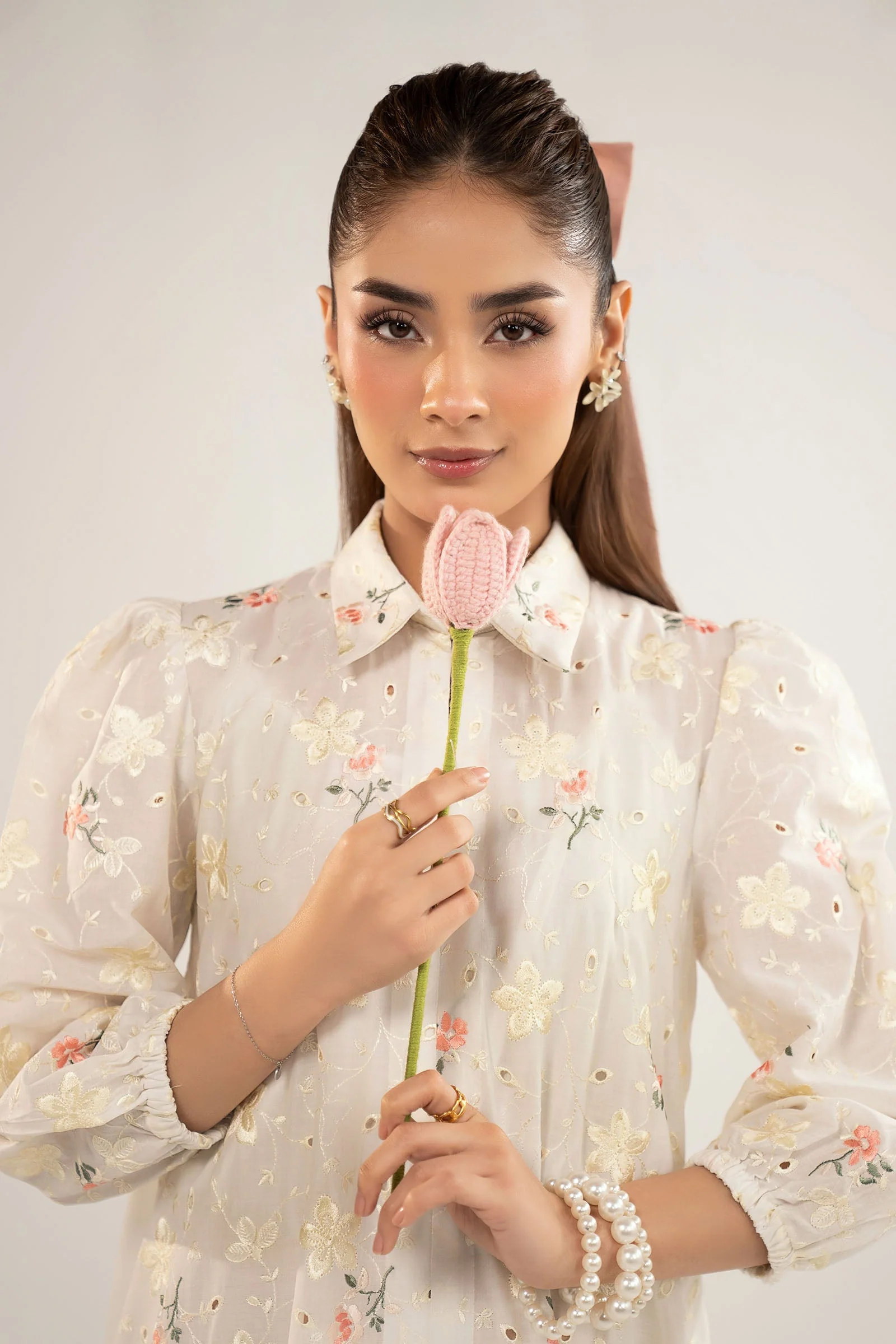 Embroidered Lawn Dress - Image 3