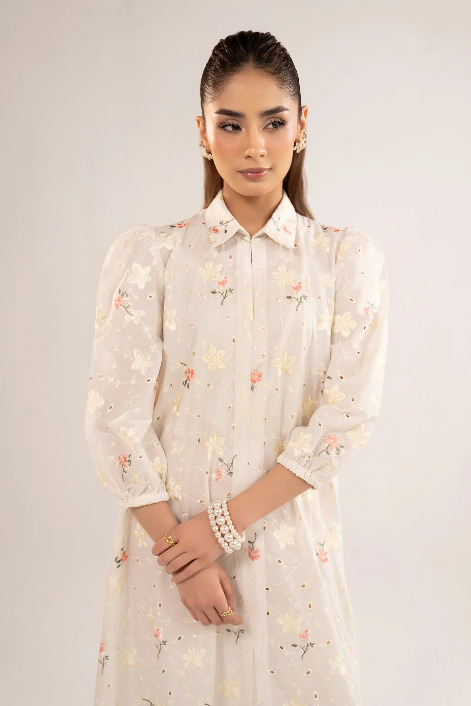 Embroidered Lawn Dress - Image 4