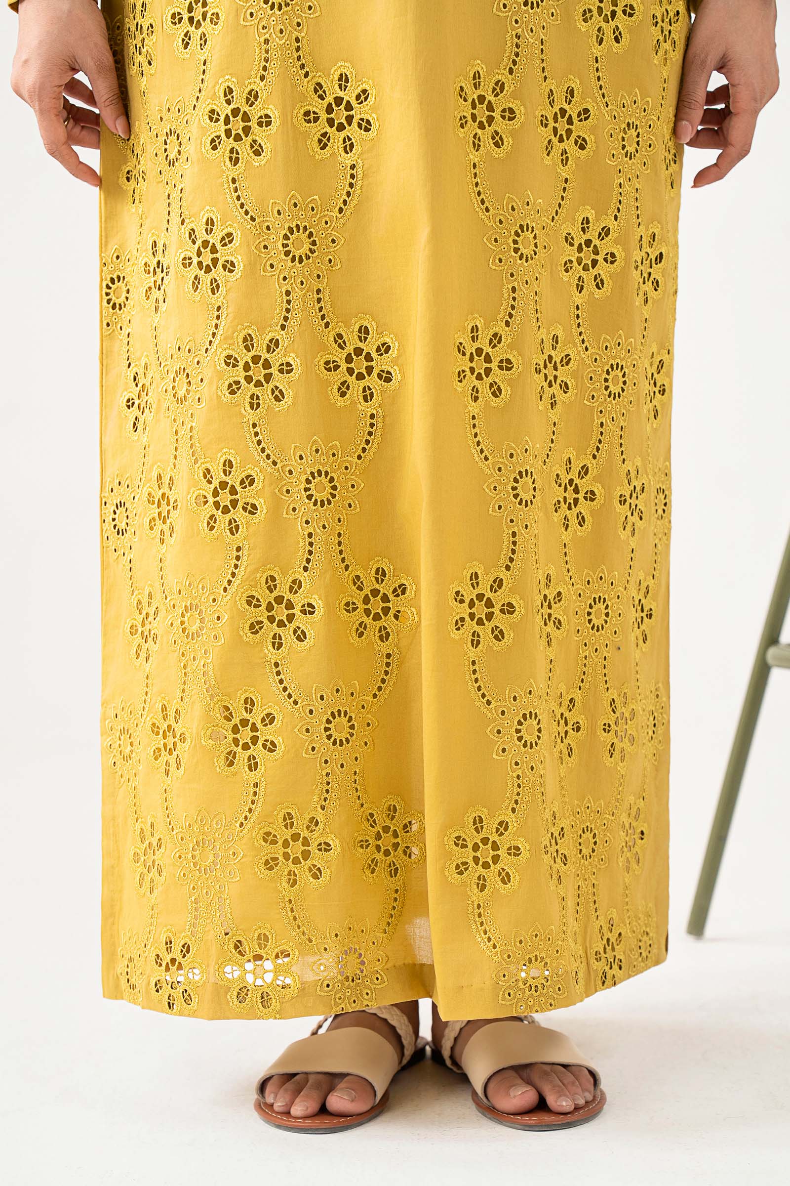 Embroidered Arabic Lawn Dress - Image 4