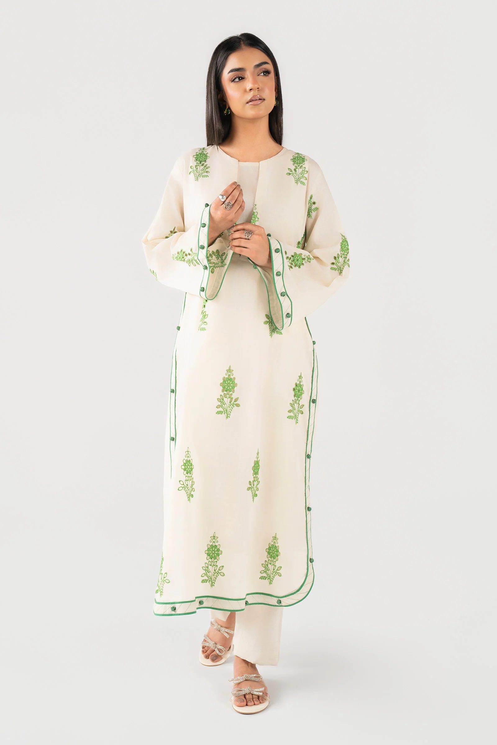 Embroidered Crosshatch Shirt - Image 2