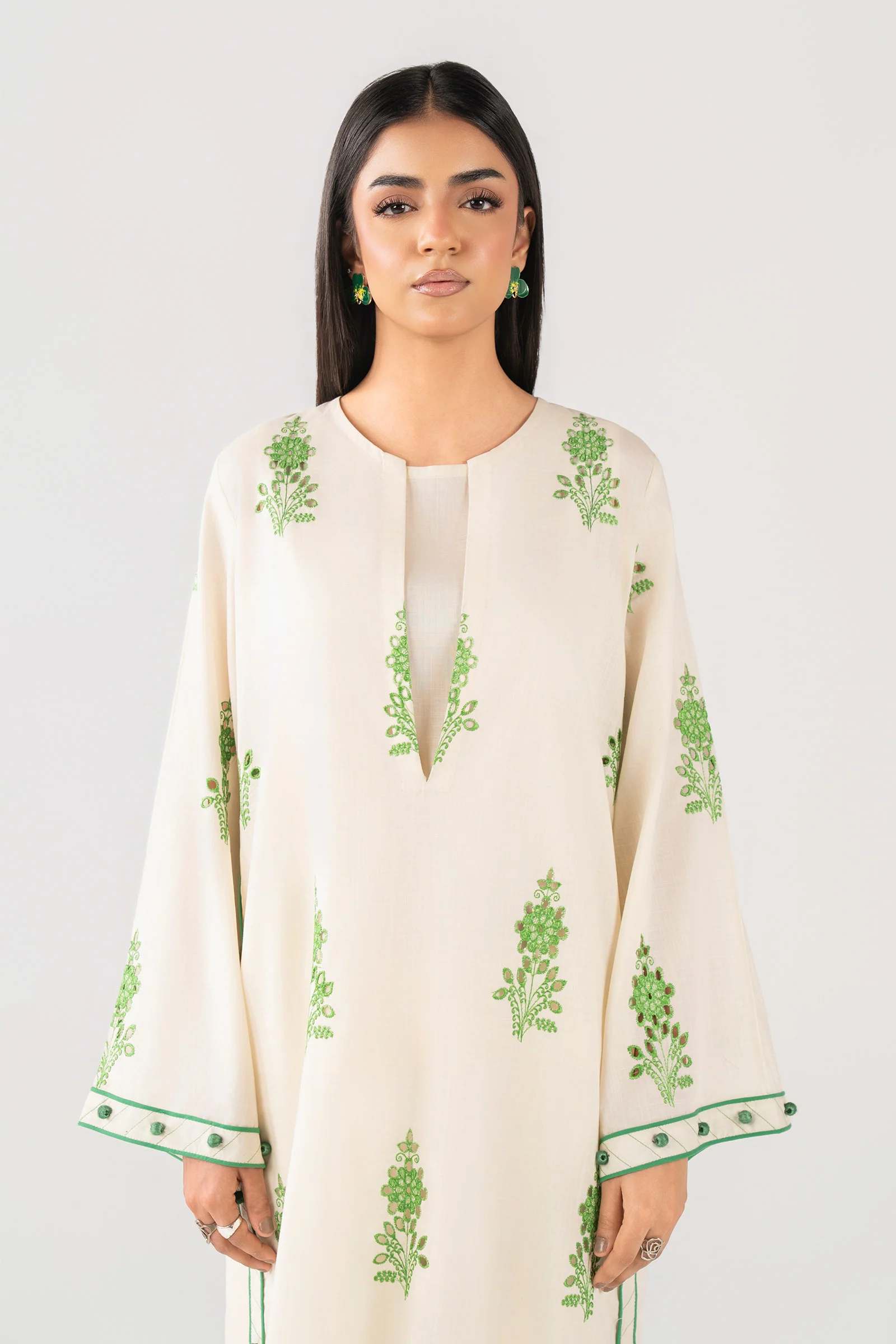 Embroidered Crosshatch Shirt - Image 3