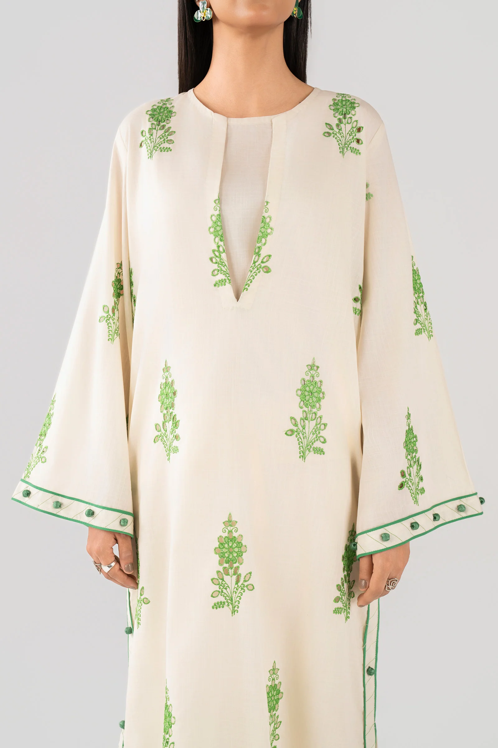 Embroidered Crosshatch Shirt - Image 4
