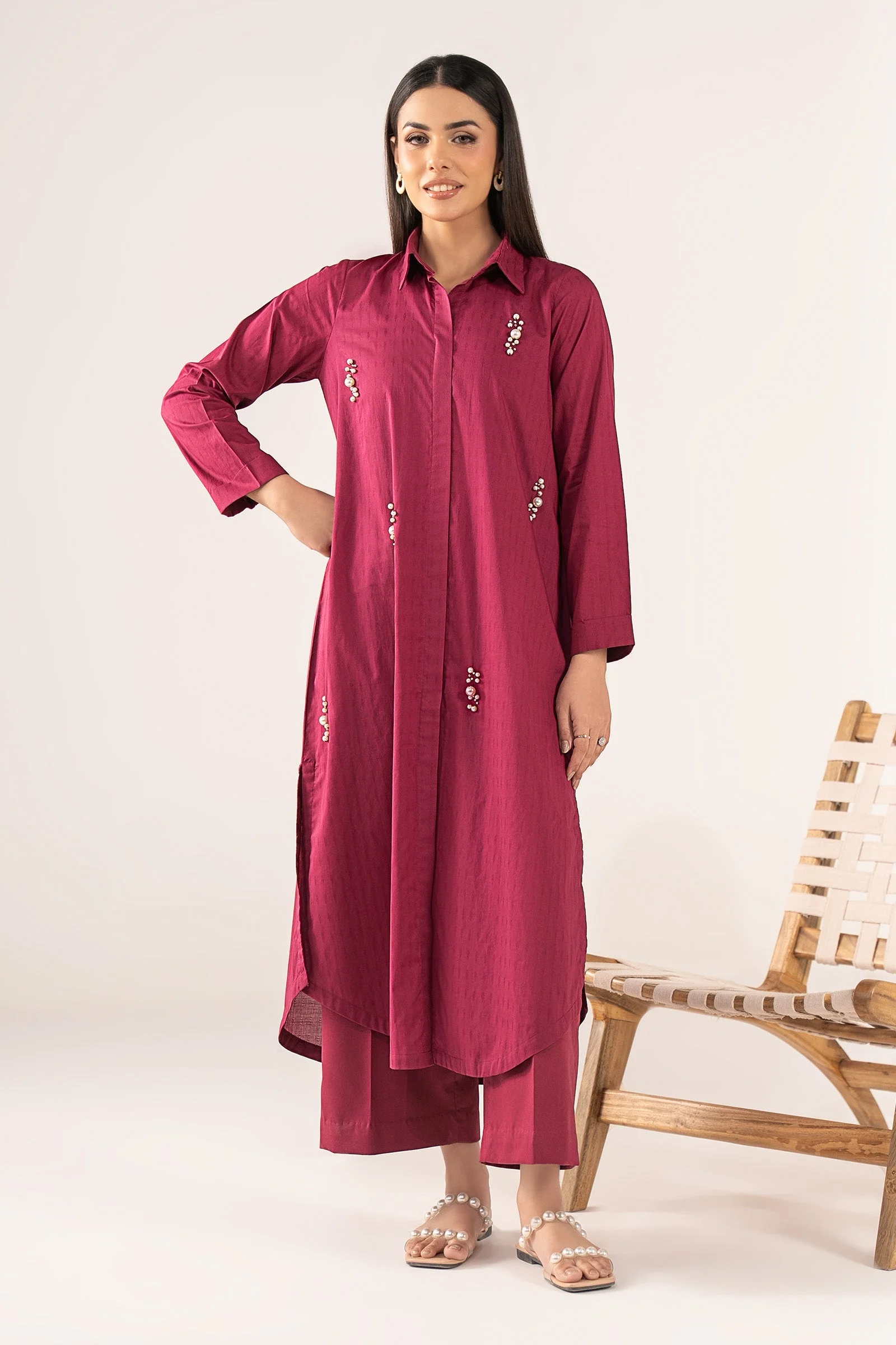 Embellished Dobby Shirt - Image 2