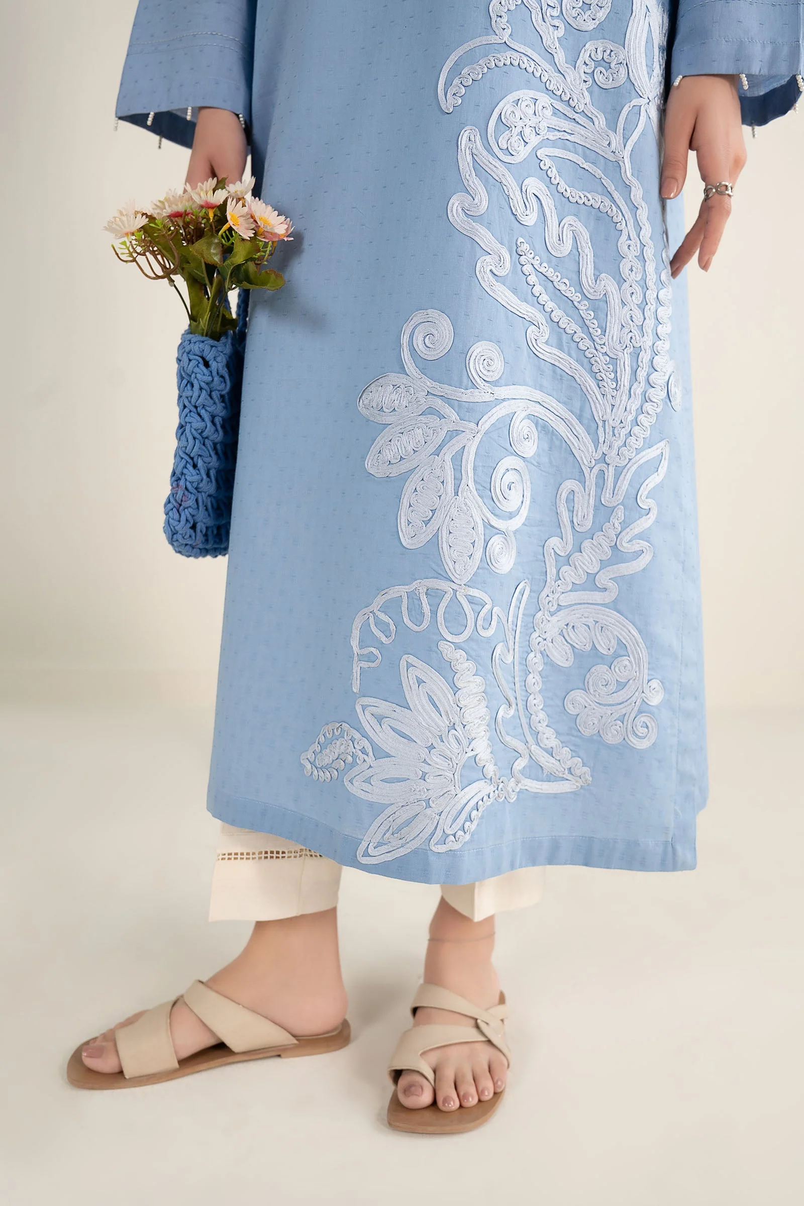 Embroidered Dobby Shirt - Image 5