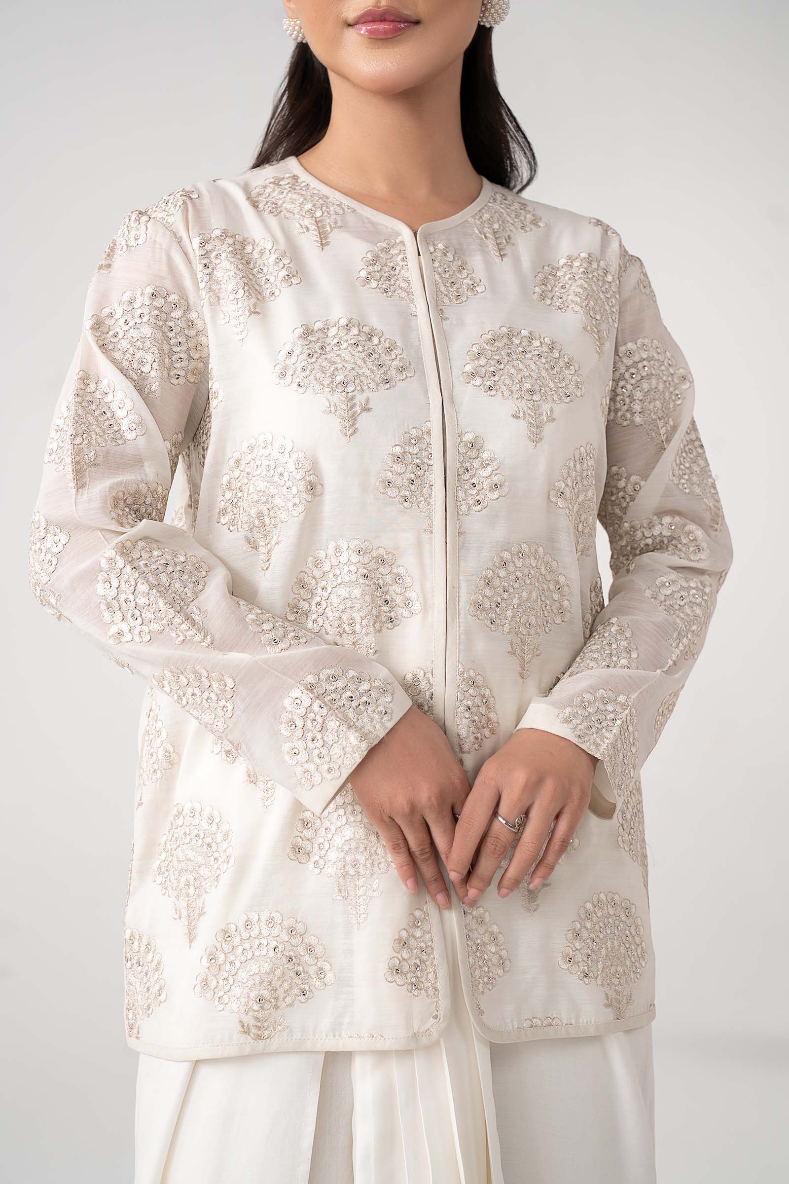 3 Piece Paper Lawn Suit - Image 5
