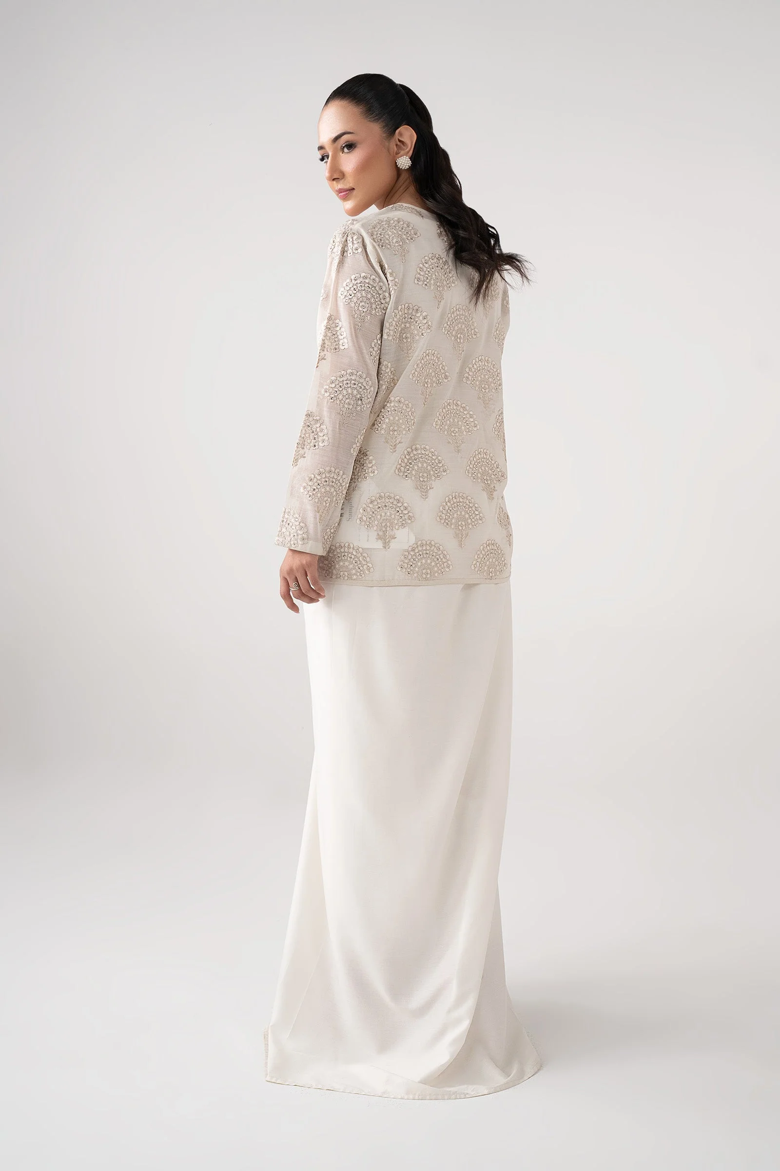 3 Piece Paper Lawn Suit - Image 7